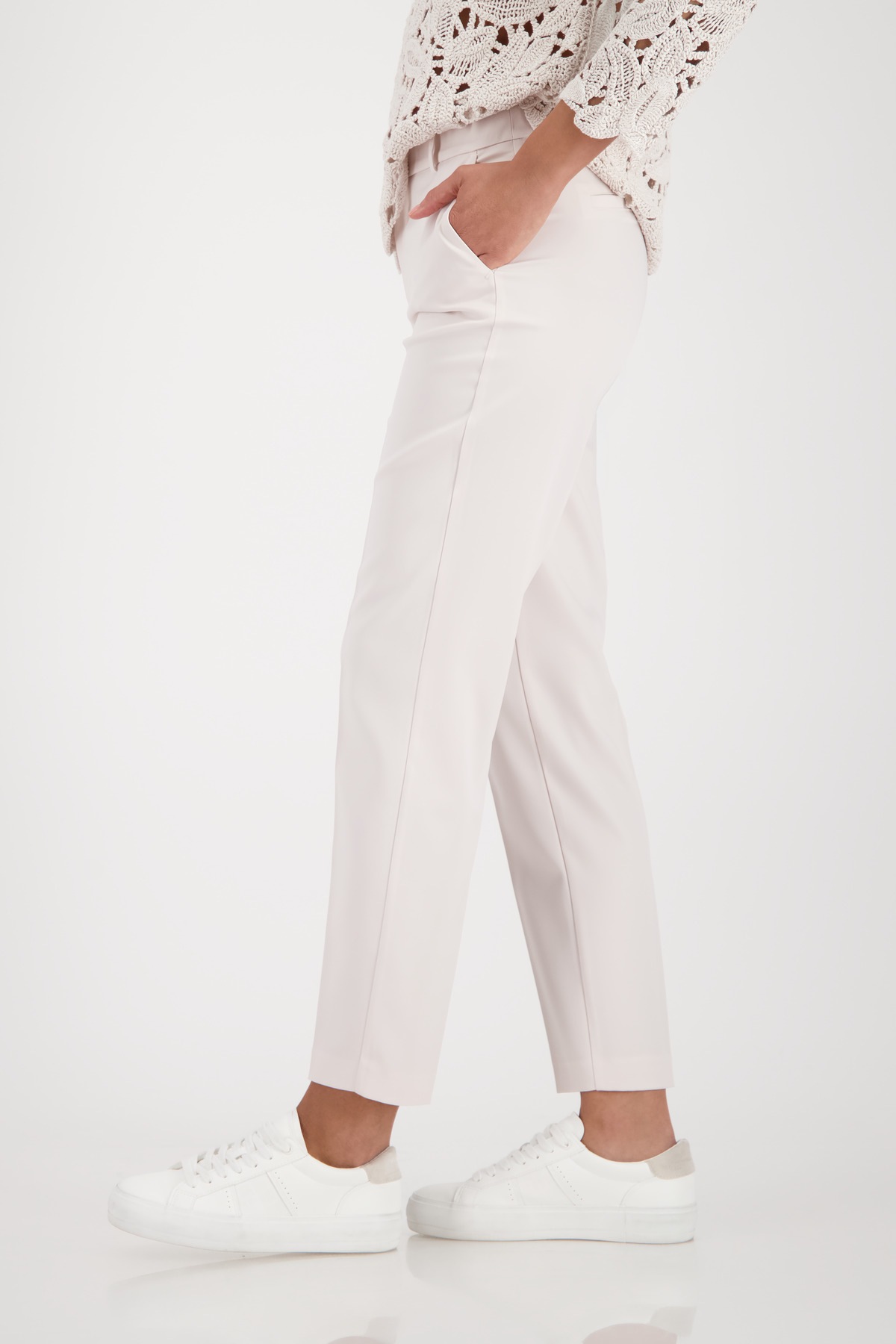 Thumbnail - Monari Bügelfaltenhose "Hose Satin70cm" Regular fit mit Bügelfalten