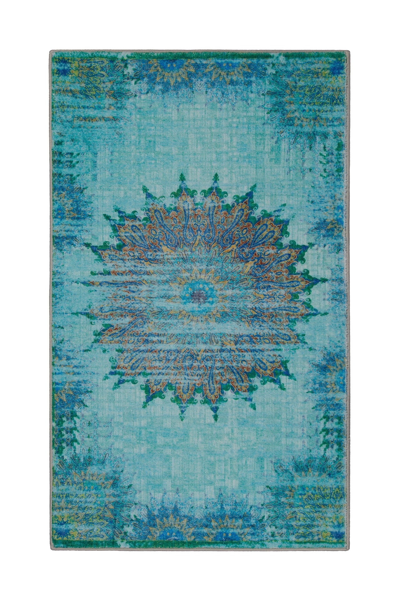 Wecon home Badematte »Healing«, fußbodenheizungsgeeignet, Vintage, waschbar, rutschfest, schnell trocknend, robust, Badteppich