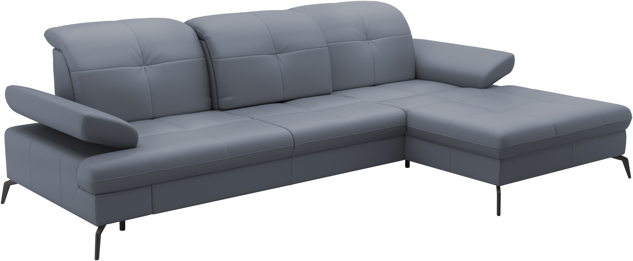 sit&more Ecksofa »Amica, L-Form, inkl. Sitztiefenverstellung & Armteilverstellung«, wahlweise mit Bettfunktion, Bettkasten und Kopfteilverstellung