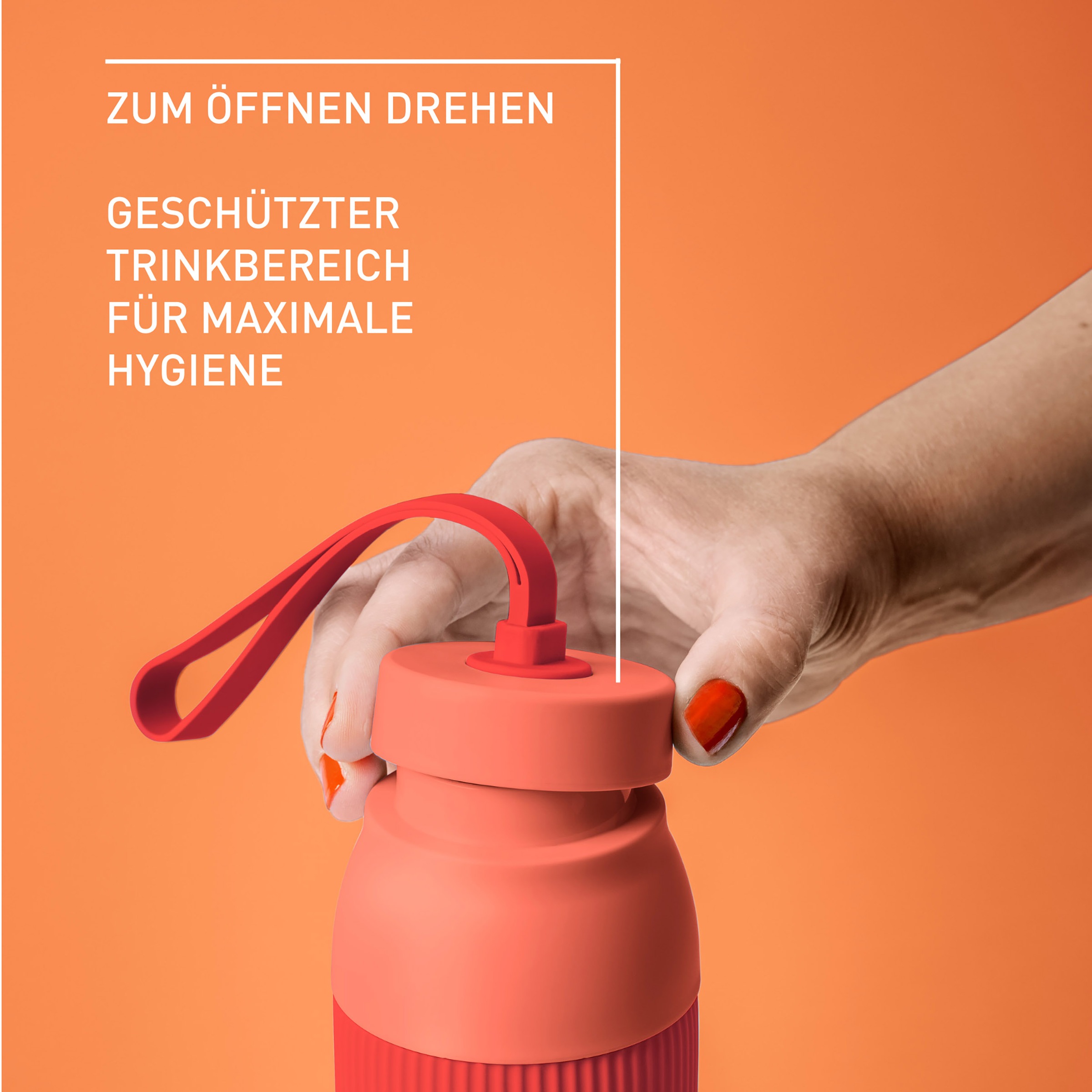 Emsa Isolierflasche "beYou Twist" mit integriertem Sieb und Trageband, 100% günstig online kaufen