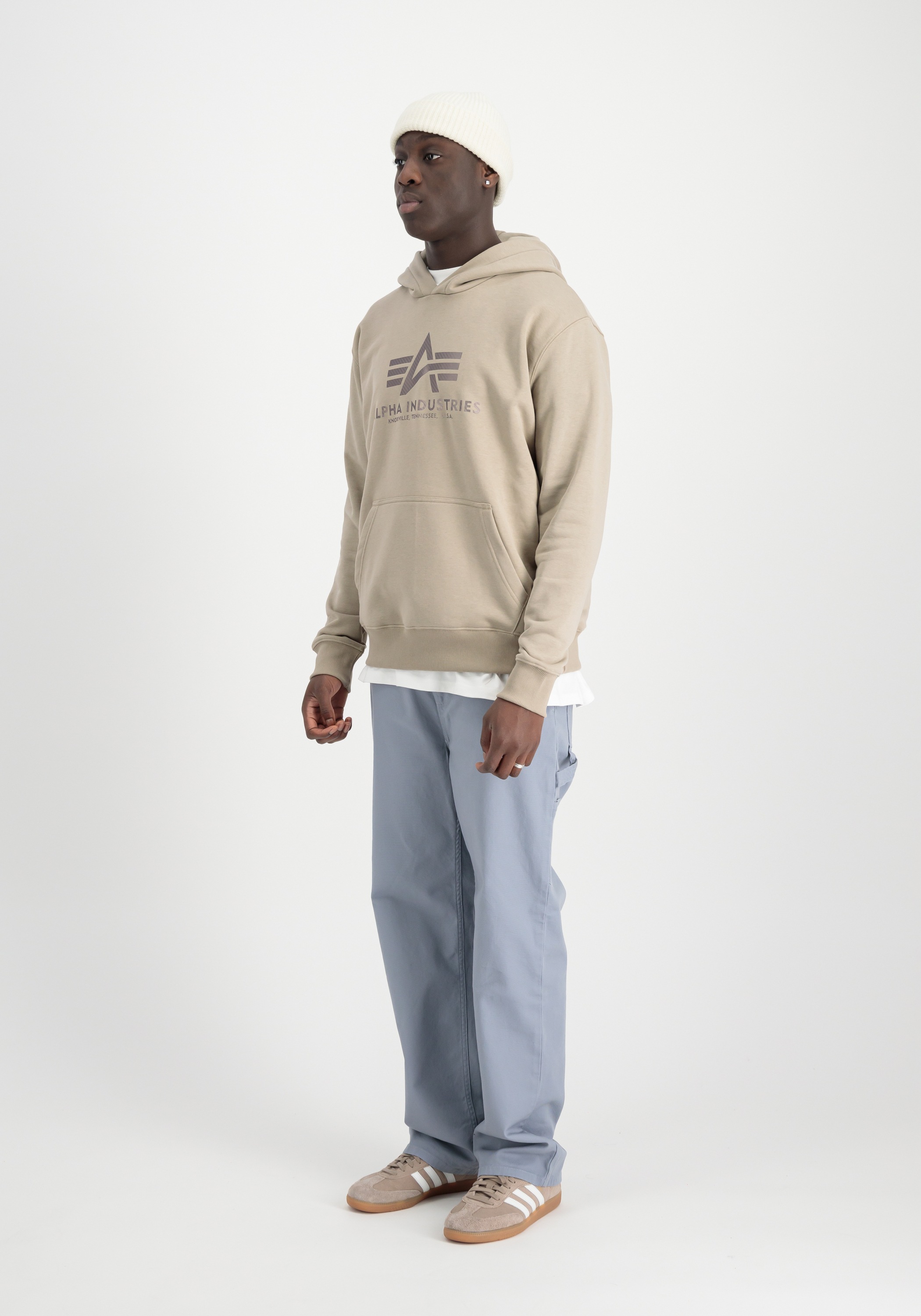 Alpha Industries Hoodie »Alpha Industries Men - Hoodies Basic Hoodie Carbon«