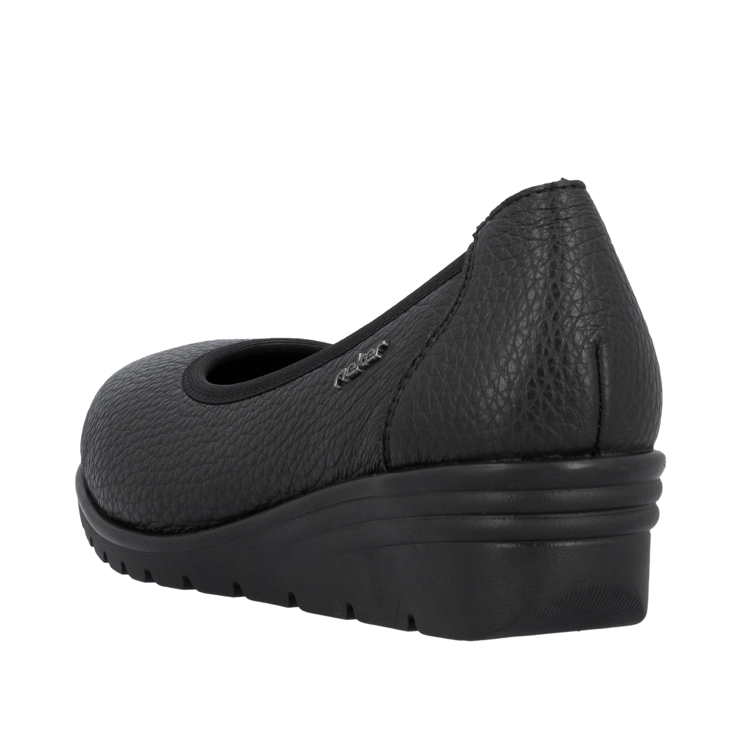 Rieker Keilpumps, Ballerina, Schlupfschuh, Slipper mit leichter Struktur im günstig online kaufen