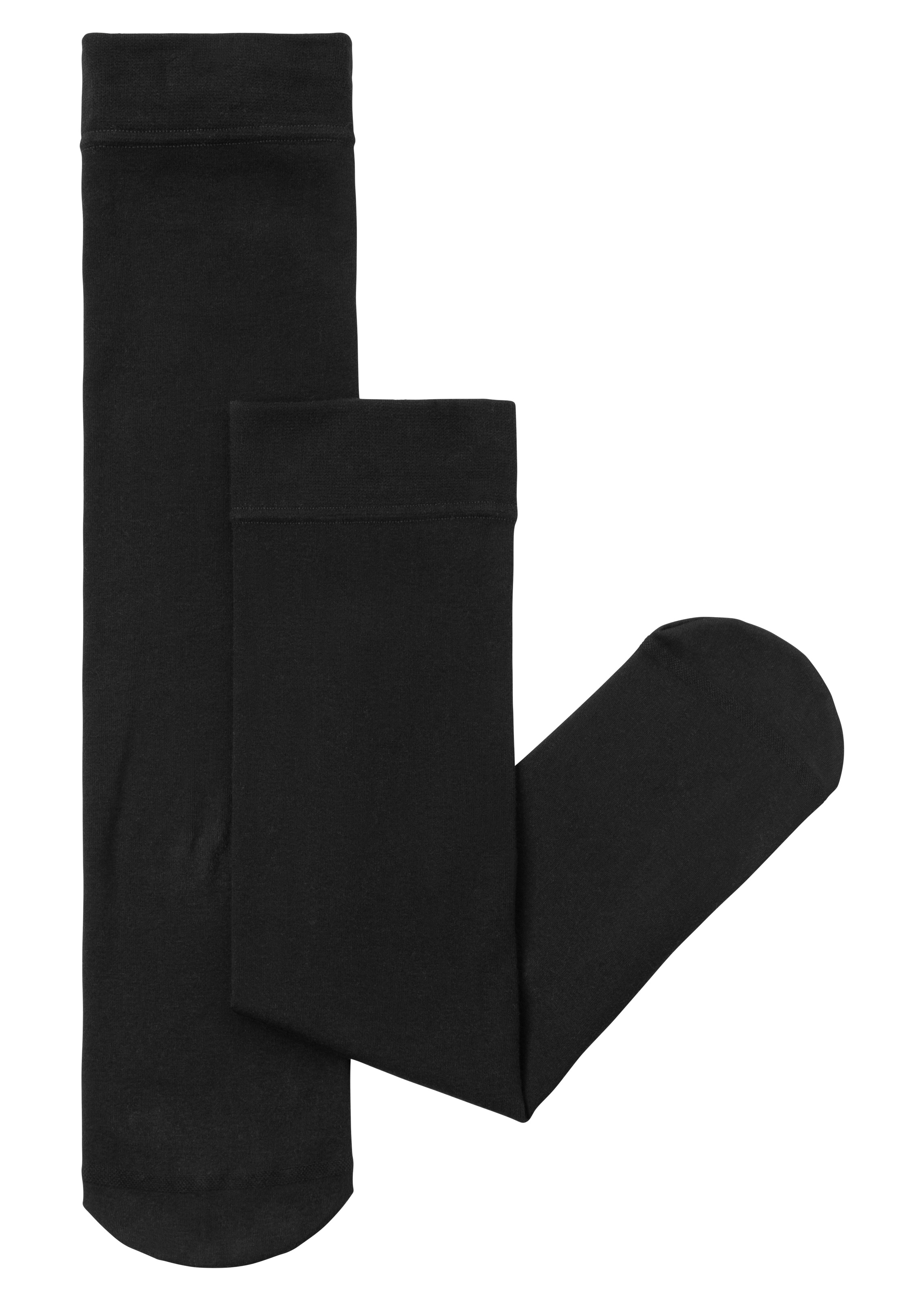 Lavana Thermostrümpfe "Kniestrümpfe Innen warm angeraut" Packung, 2 Stk. tlg. für warme Füße