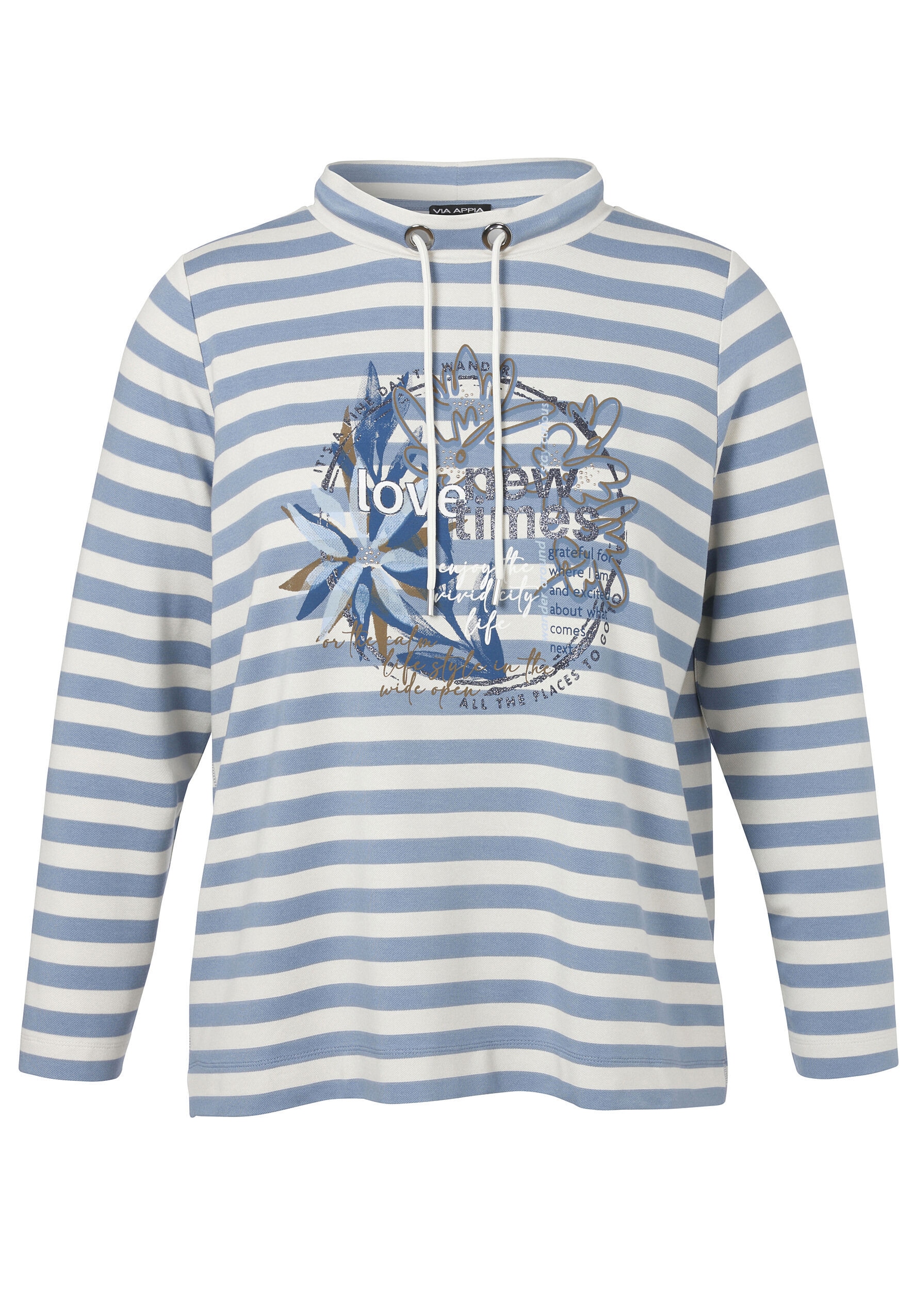 VIA APPIA DUE Sweatshirt "VIA APPIA DUE Sweatshirt", mit geschmücktem Motiv