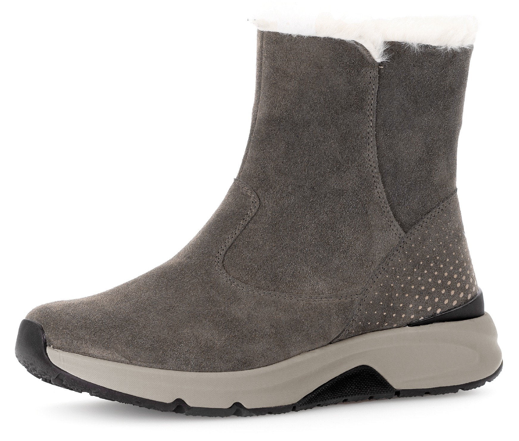 Winterboots, Keilabsatz, Stiefelette mit der typischen rollingsoft-Laufsohle