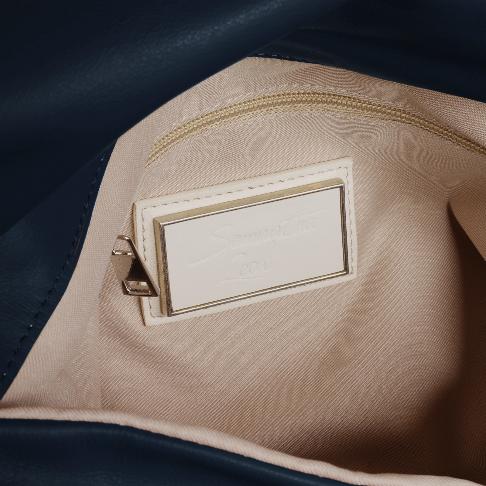 Samantha Look Henkeltasche, echt Leder, Made in Italy