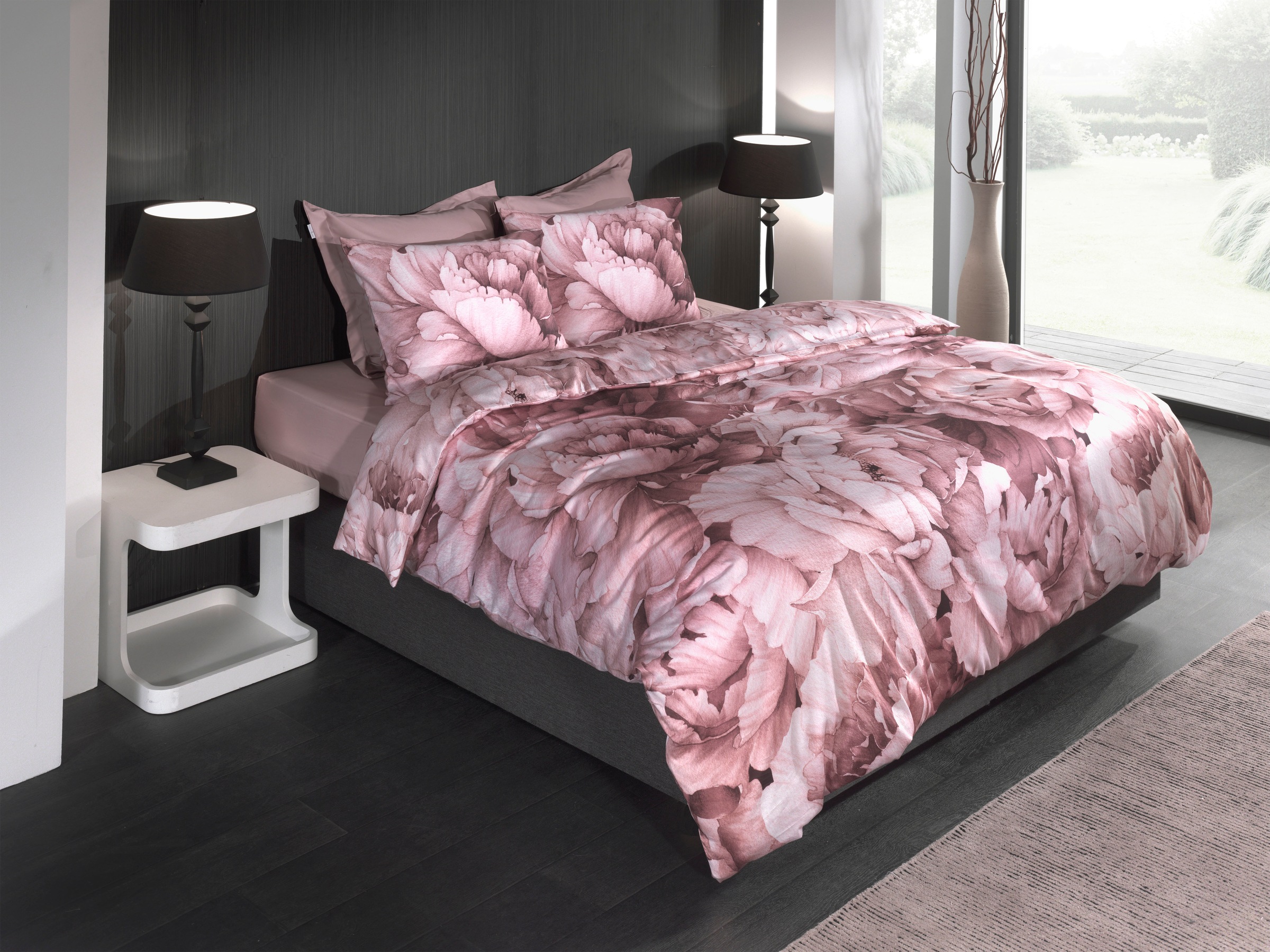 Heckett & Lane Bettwäsche »Wade«, Blumen Design, 100% Baumwolle ab 135x200 cm.