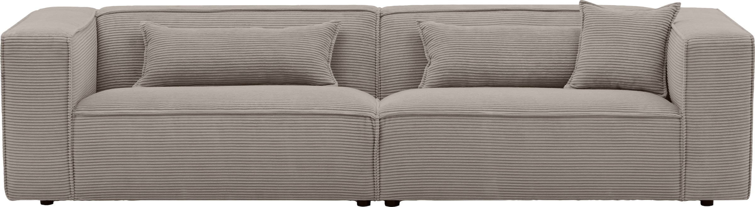 LeGer Home by Lena Gercke 3-Sitzer "PIARA, Couch mit Kedernaht, Sofa in Cor günstig online kaufen