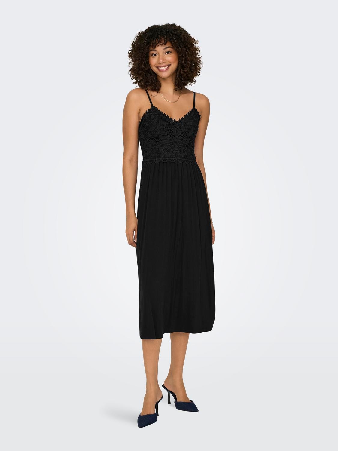 ONLY Spaghettikleid "ONLHONEY STRAP DRESS JRS" günstig online kaufen