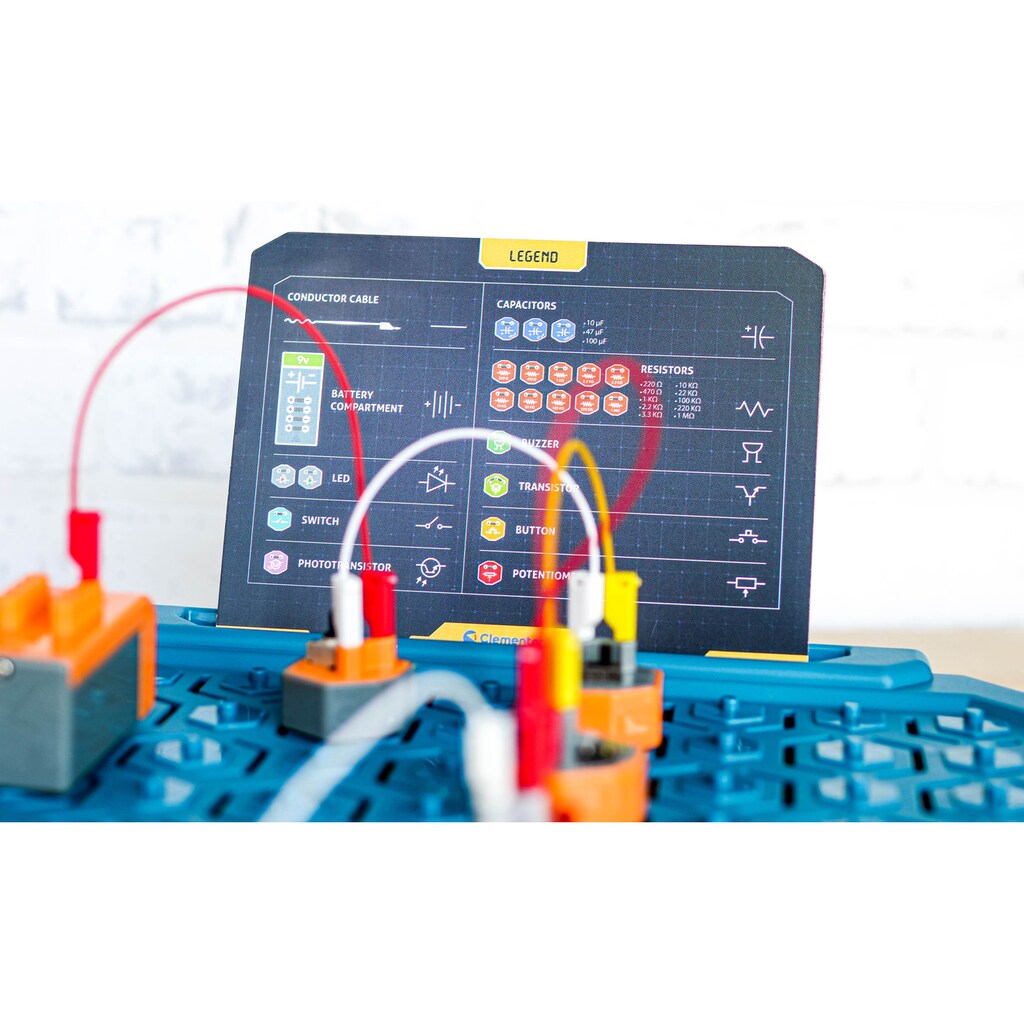 Clementoni® Experimentierkasten »Galileo, Mein Elektro-Labor«