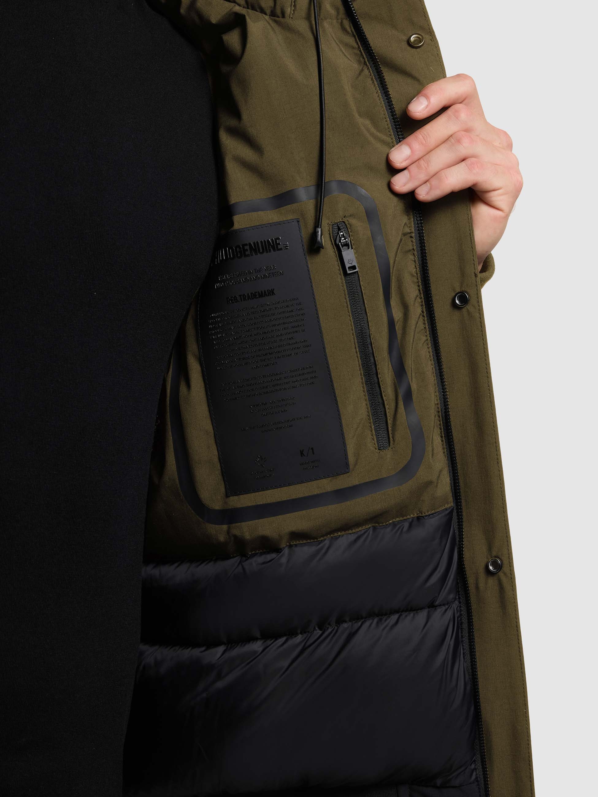 khujo Winterjacke »BENSON« mit Kapuze abnehmbare Rucksackträger in der Innenseite