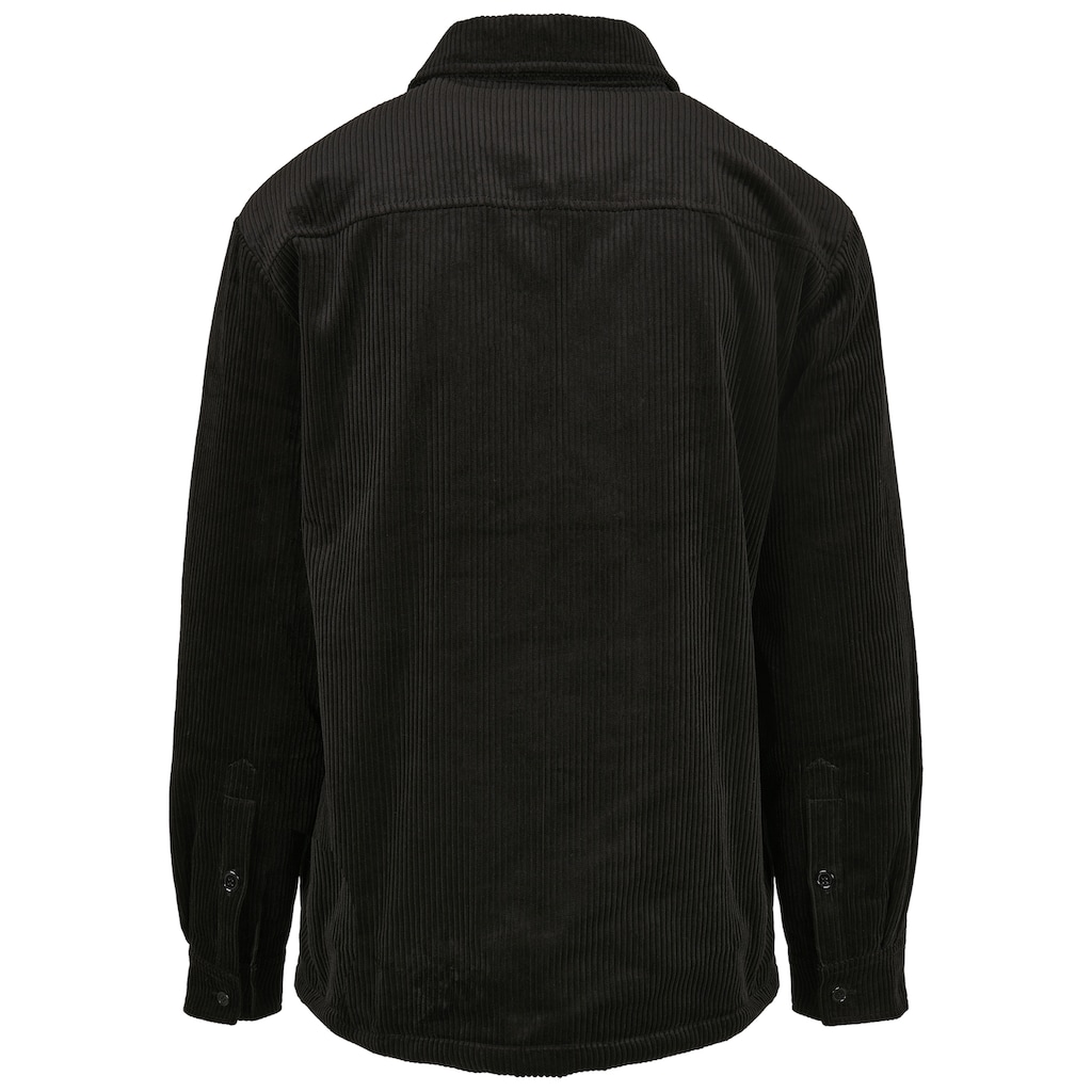 URBAN CLASSICS Anorak »Urban Classics Herren Corduroy Shirt Jacket«, (1 St.), ohne Kapuze
