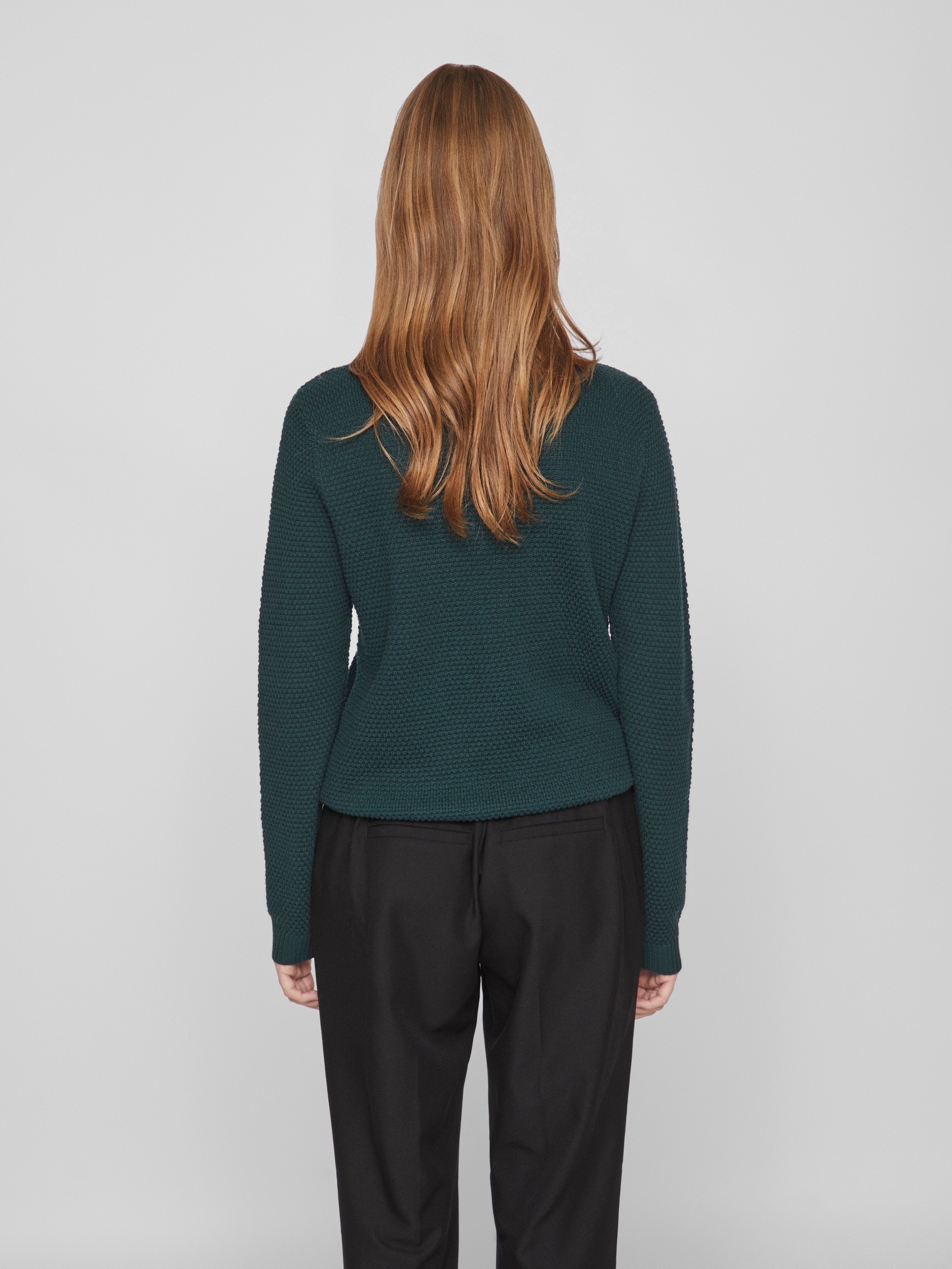 Vila Rundhalspullover »VIDALO O-NECK L/S KNIT TOP- NOOS«