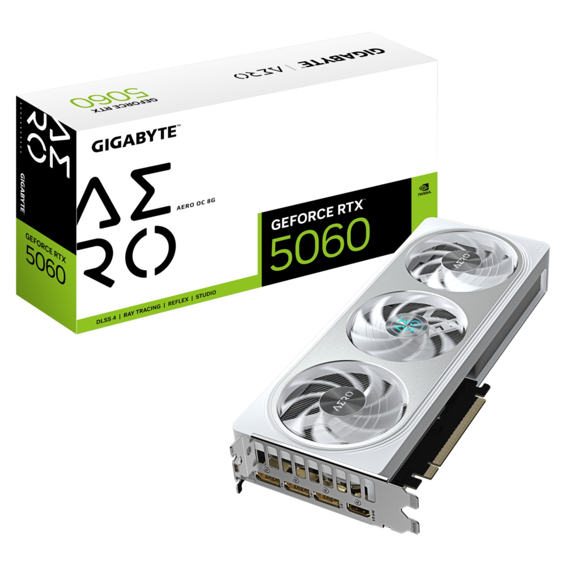 Gigabyte Grafikkarte »GeForce RTX 5060 AERO OC 8G Grafikkarte - 8GB GDDR7, 128bit, PCI-E 5.0«