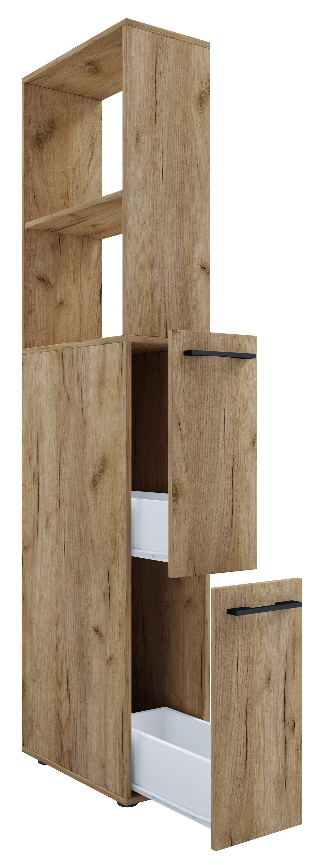 VCM Hochschrank »Holz Badmöbel Nischenschrank Schublade Sadilo XL«