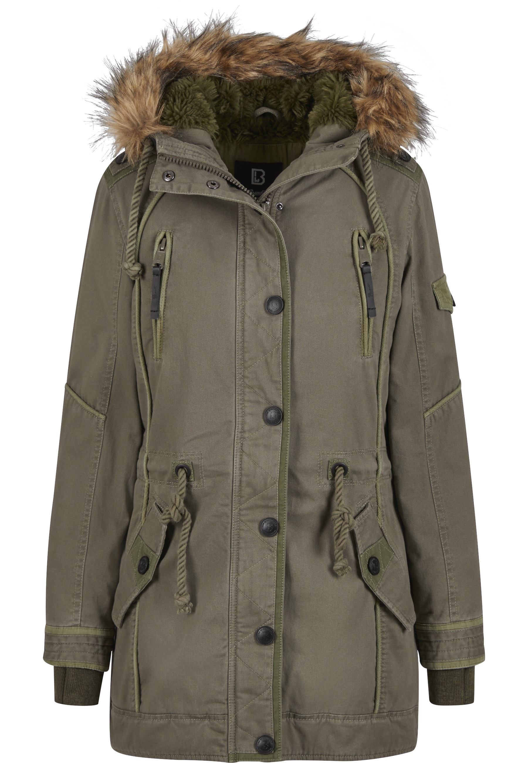 Brandit Parka »Brandit Brandit Women Emma Winterparka« 1 Stk. tlg. mit Kapuze