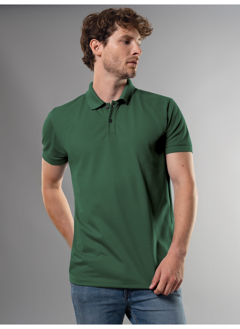 Trigema Poloshirt "TRIGEMA Slim Fit Poloshirt aus DELUXE-Piqué" 1 Stk. tlg. günstig online kaufen