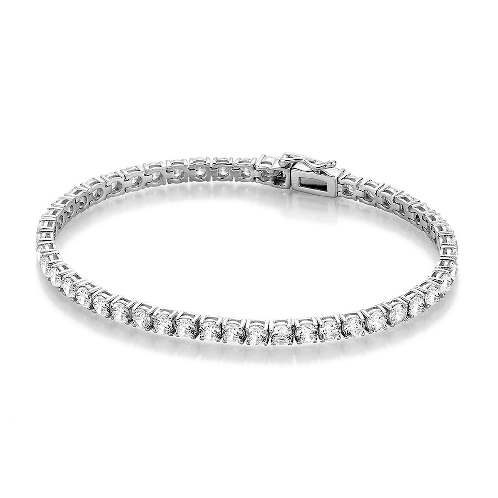 GIORGIO MARTELLO MILANO Tennisarmband »Tennisarmband mit Zirkonia Steinen, Silber 925«