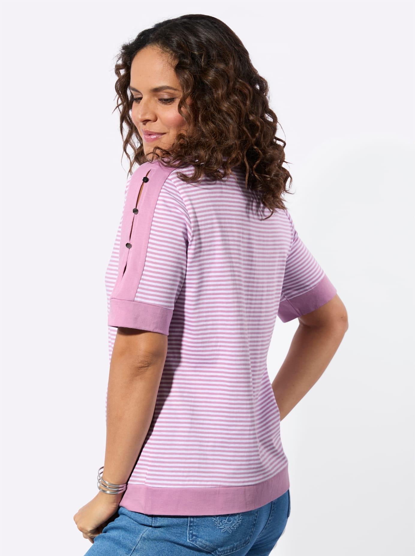 Casual Looks Kurzarmshirt »Ringelshirt« 1 tlg.