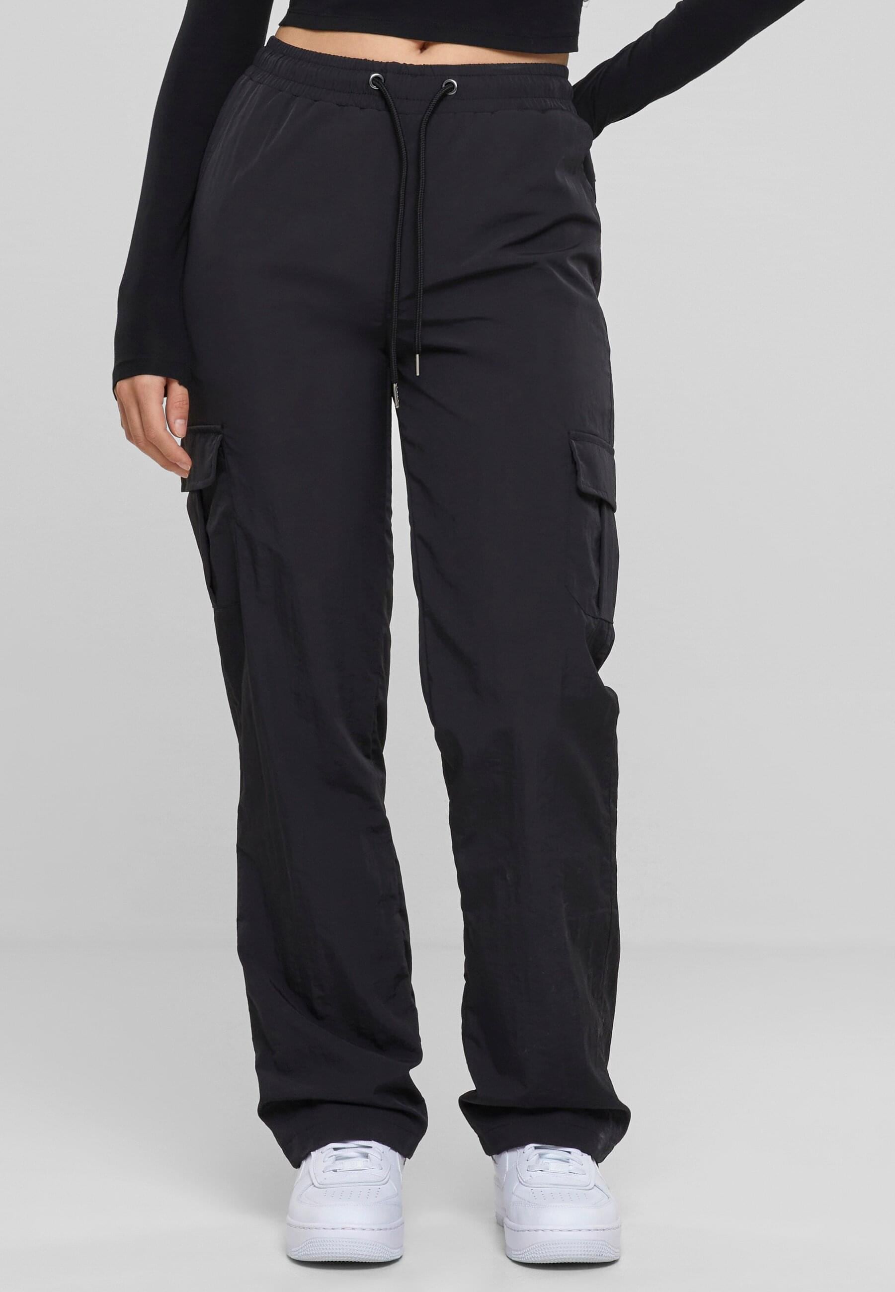 URBAN CLASSICS Cargohose »Urban Classics Damen Ladies Nylon Cargo Pants«, (1 tlg.)