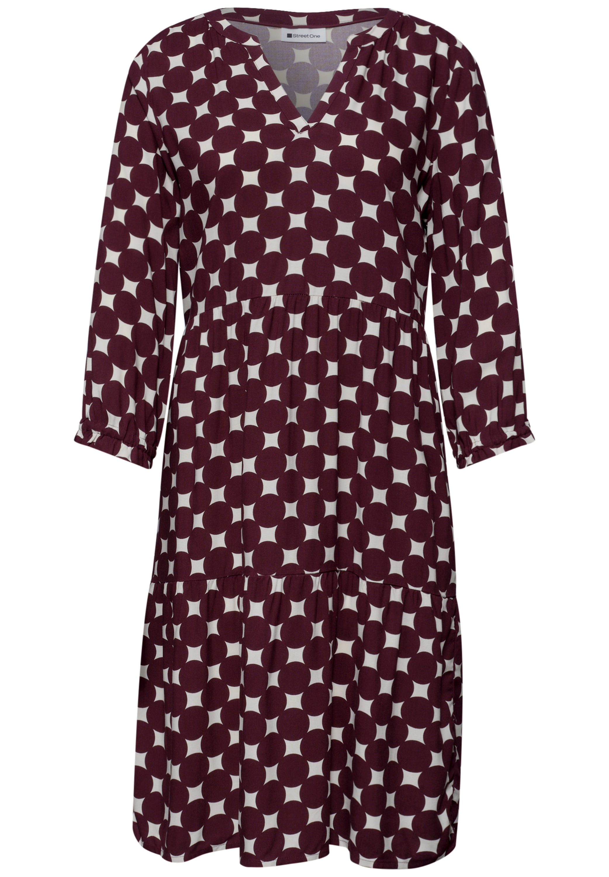 STREET ONE Midikleid Ohne Taschen knielang