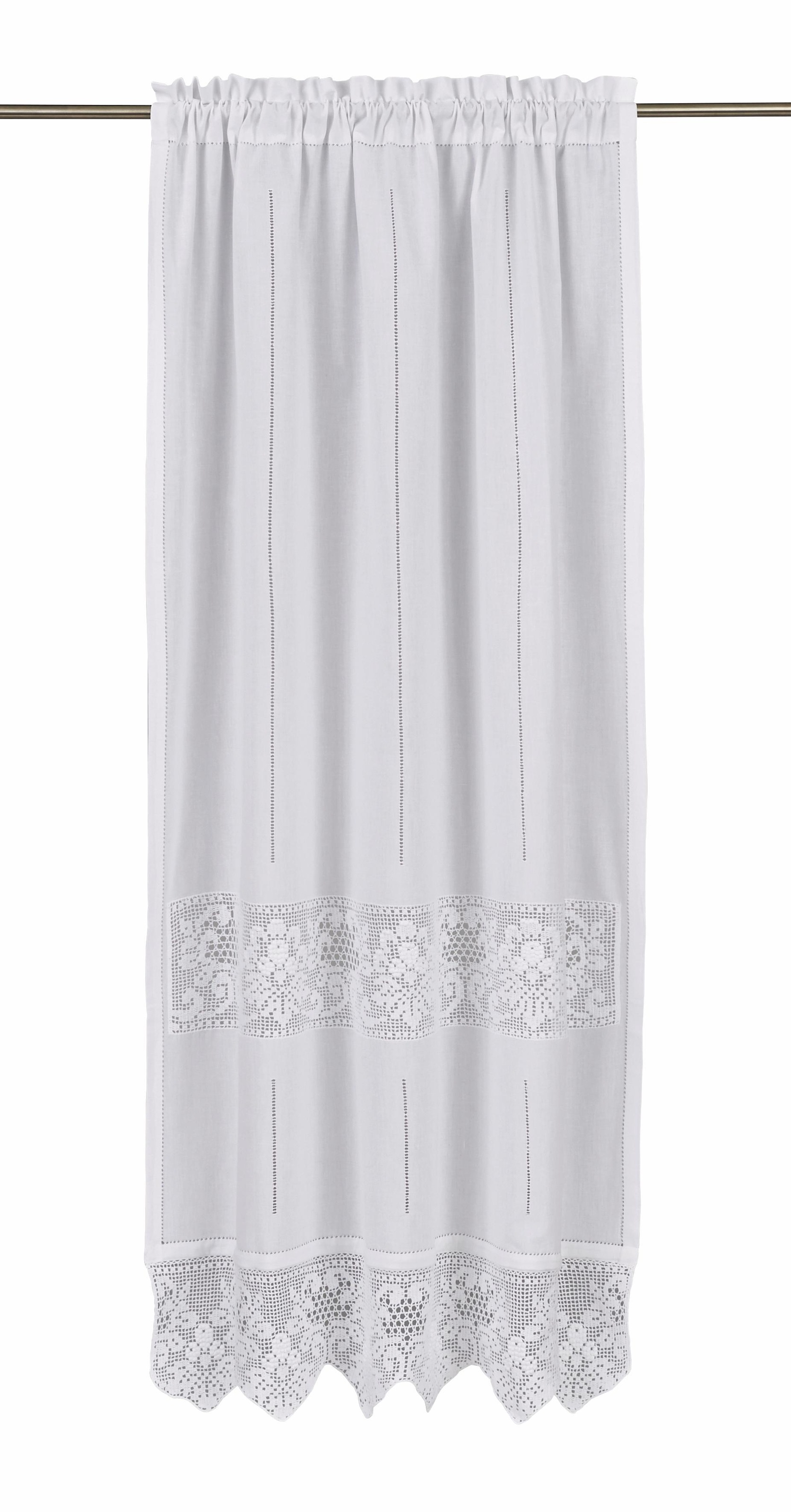 Thumbnail - HOSSNER - ART OF HOME DECO Gardine "Dachstein" Stangendurchzug 2 Stk. tlg. HxB: 150x90