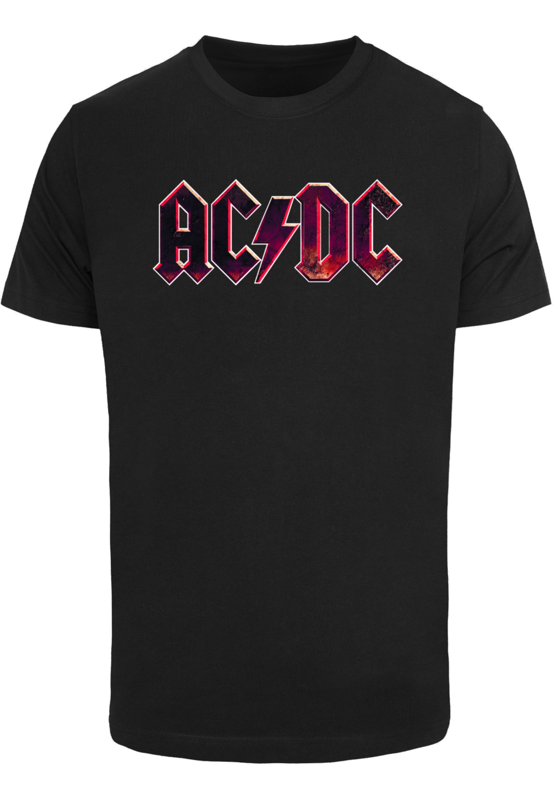 Merchcode T-Shirt "Merchcode Herren ACDC - Distressed Logo T-Shirt" 1 Stk.