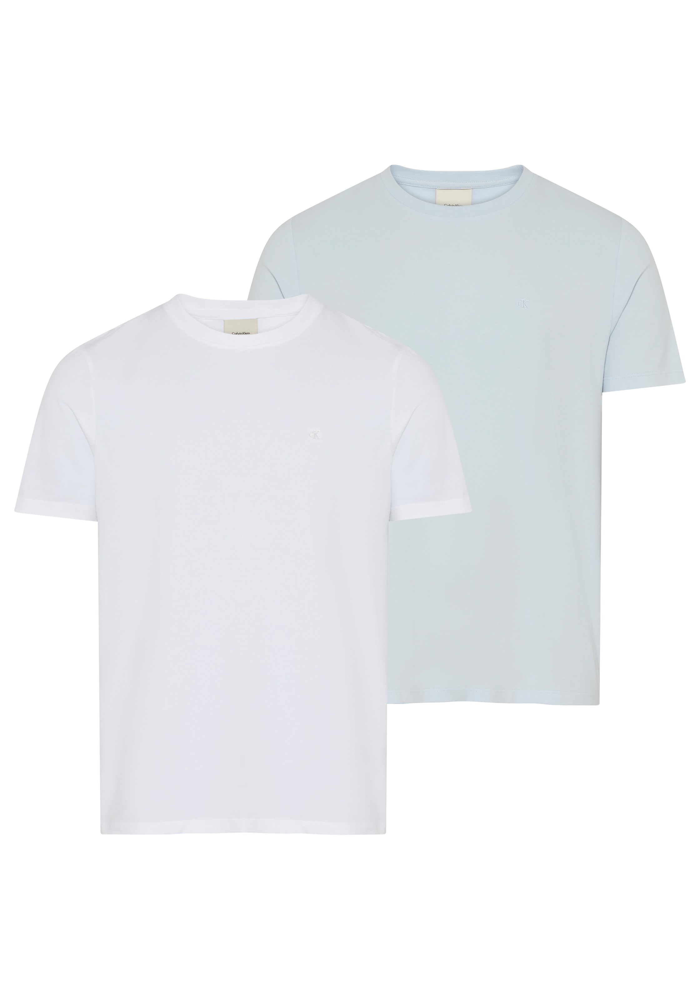 Calvin Klein T-Shirt "2 Pack SS STRETCH COTTON SLIM TEE" Packung, 2 Rundhal günstig online kaufen