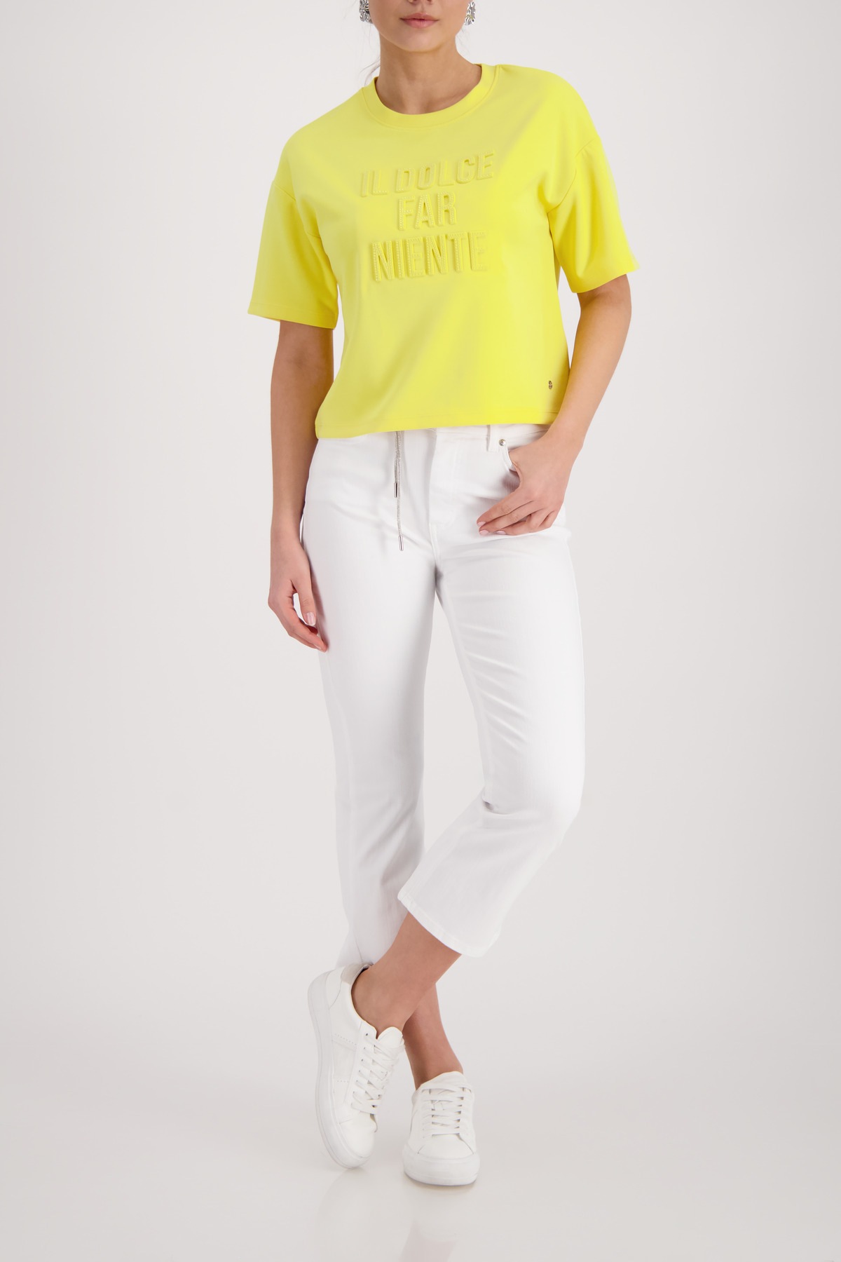 Monari Sweatshirt , Regular fit mit Prägedruck
