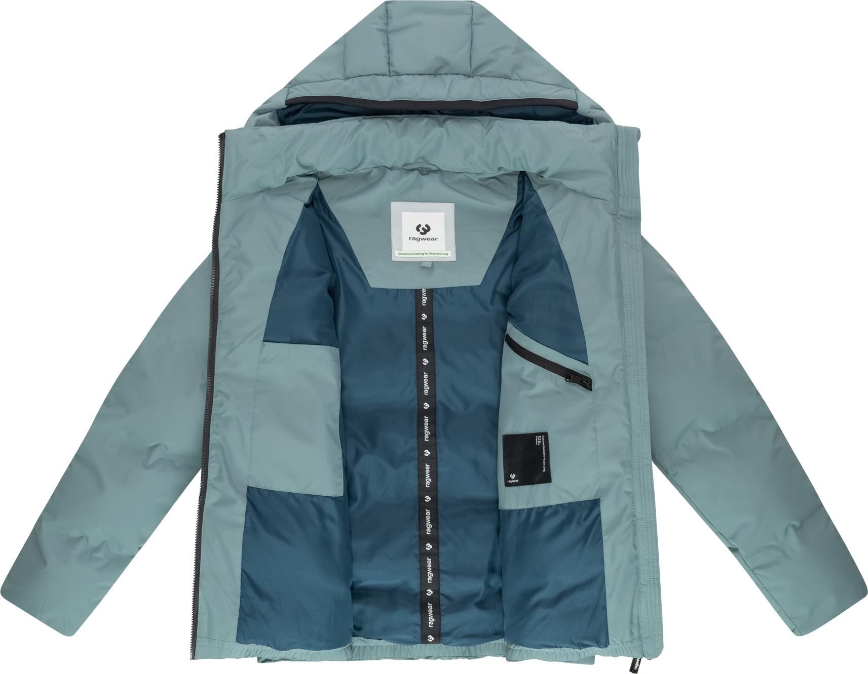 Ragwear Winterjacke »Norgos« mit Kapuze Winter Steppjacke mit Kapuze