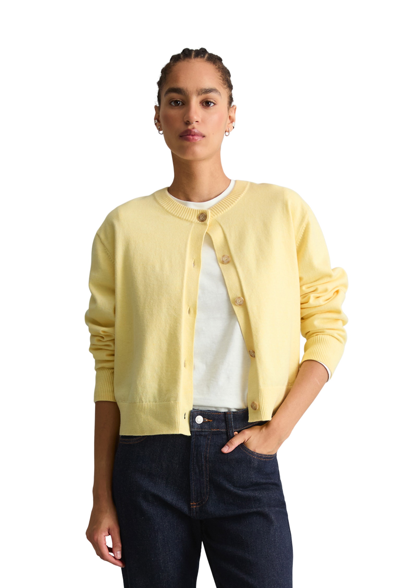 Marc OPolo DENIM Cardigan "aus Soft Cotton Stretch"