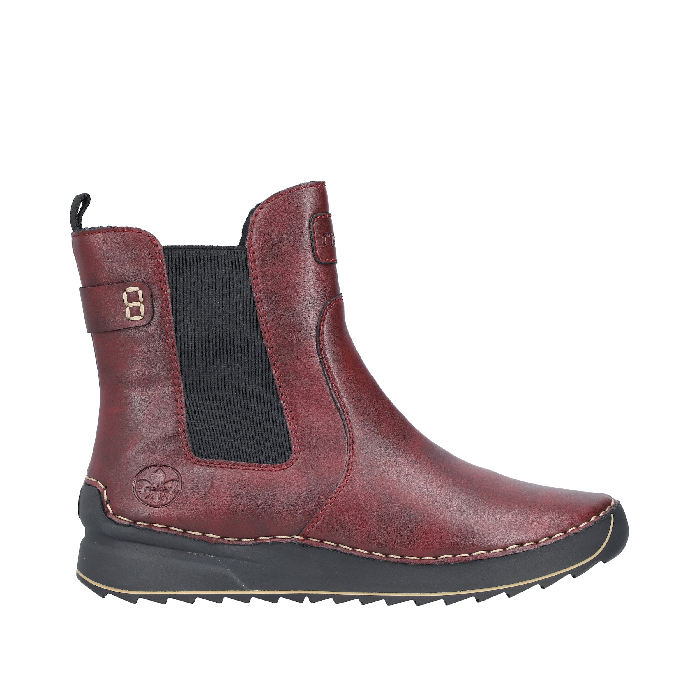 Rieker Winterboots  Keilboots, Stiefelette mit Profilsohle und Stretcheinsatz