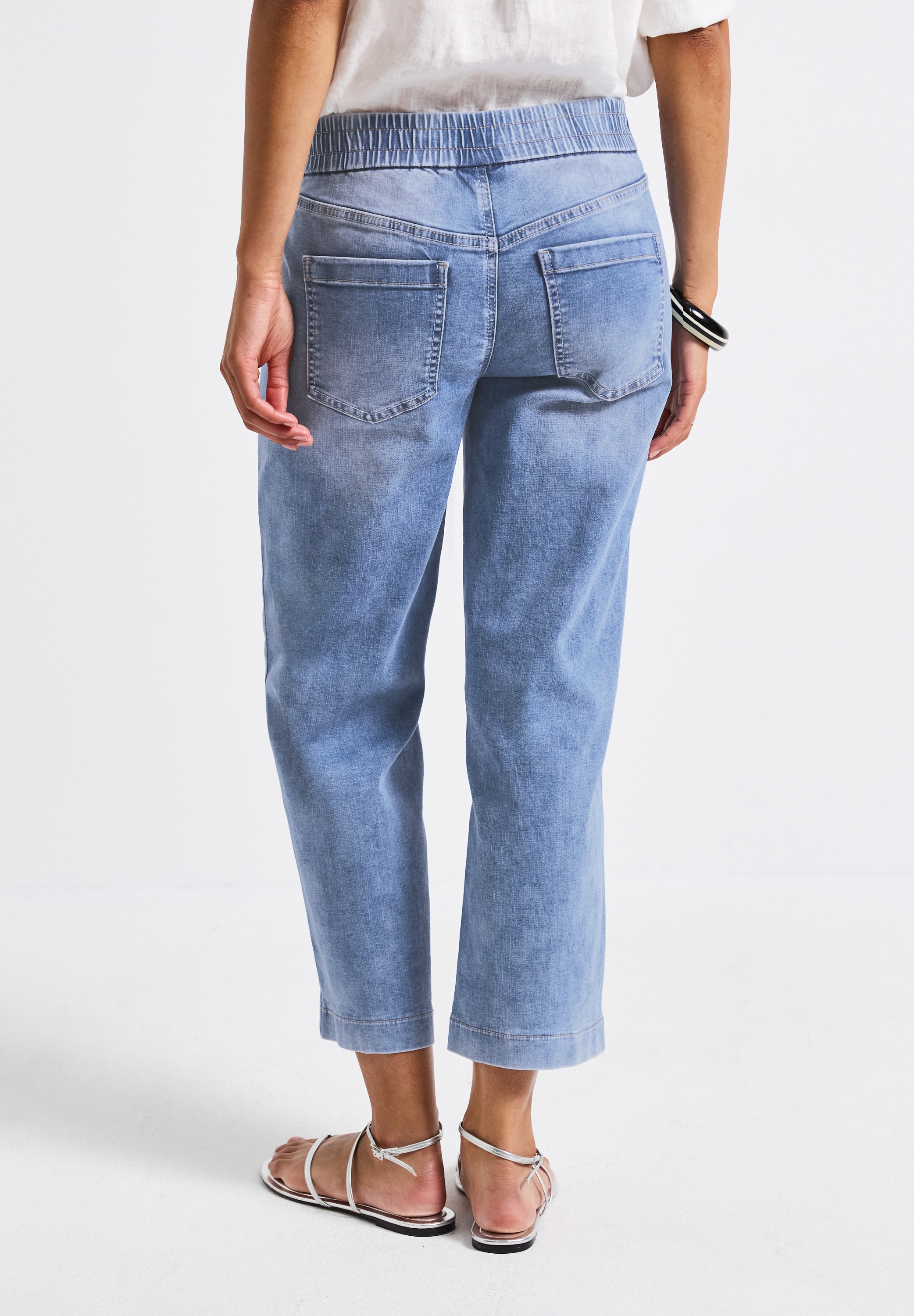 STREET ONE Straight-Jeans, Middle Waist günstig online kaufen