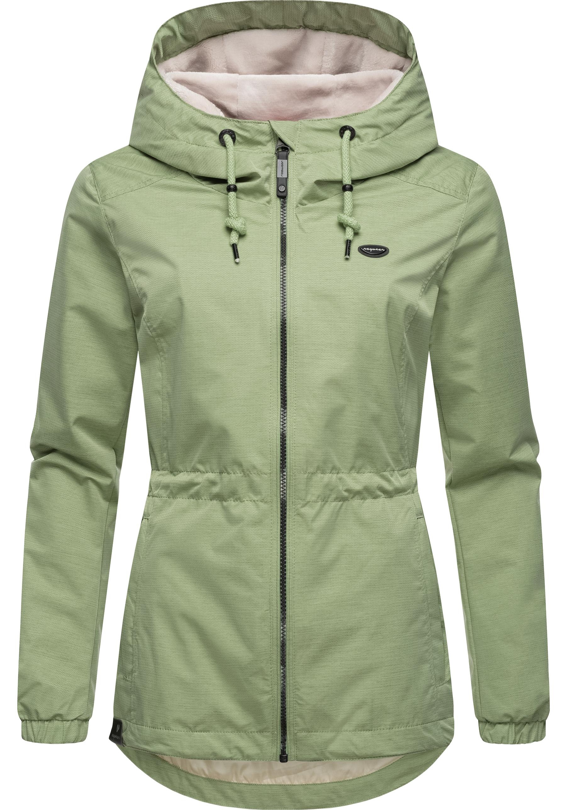 Ragwear Outdoorjacke "Dankka Tech", mit Kapuze, Stylische Damen Übergangsjacke aus wasserdichtem Material