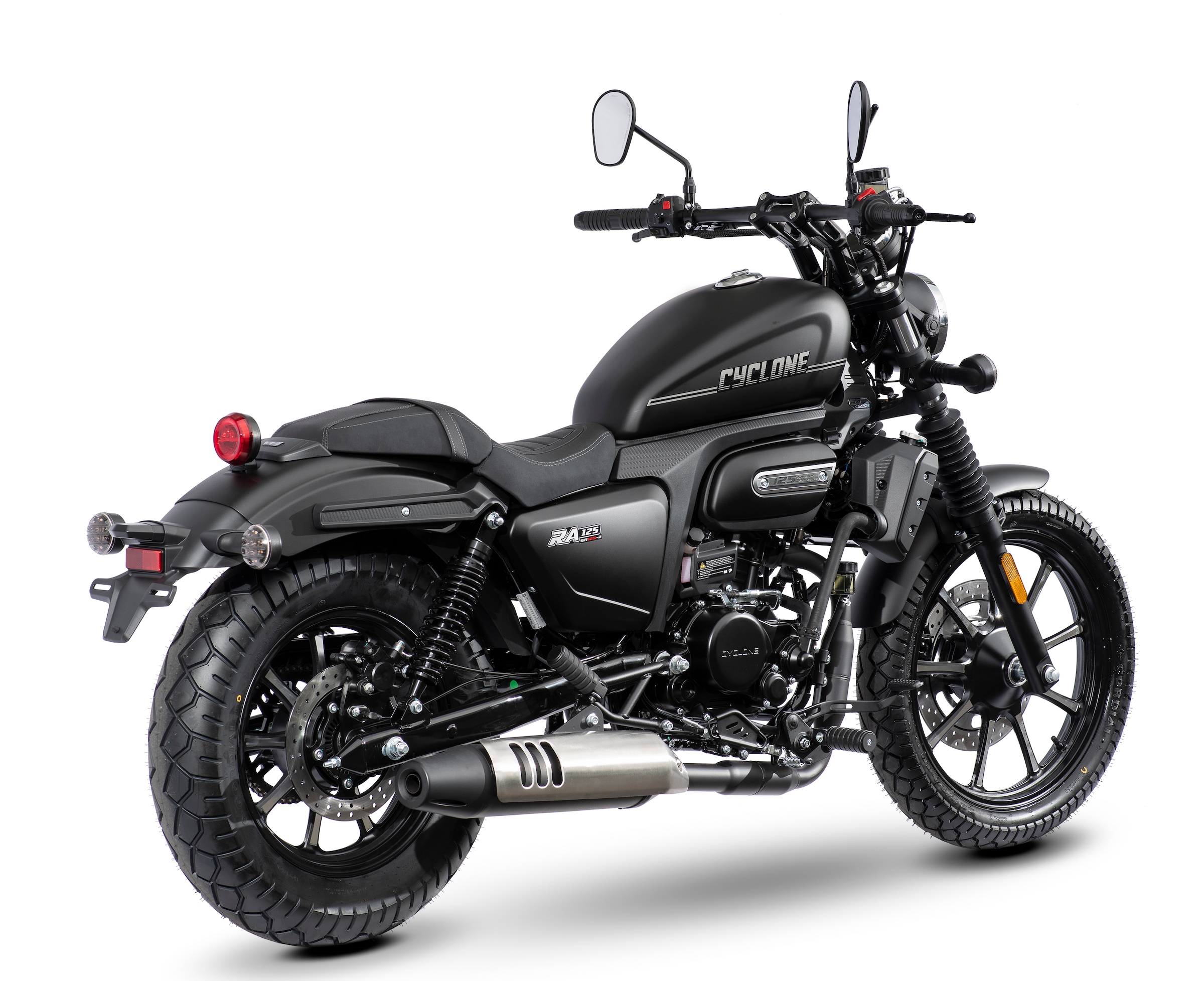 Cyclone Motorrad »RA125 Plus, 125, E5+, Cruiser« 124 cm³ 99 km/h Euro 5+ 15 11 kW, 15 PS, ABS, 125er Chopper, digitales Cockpit