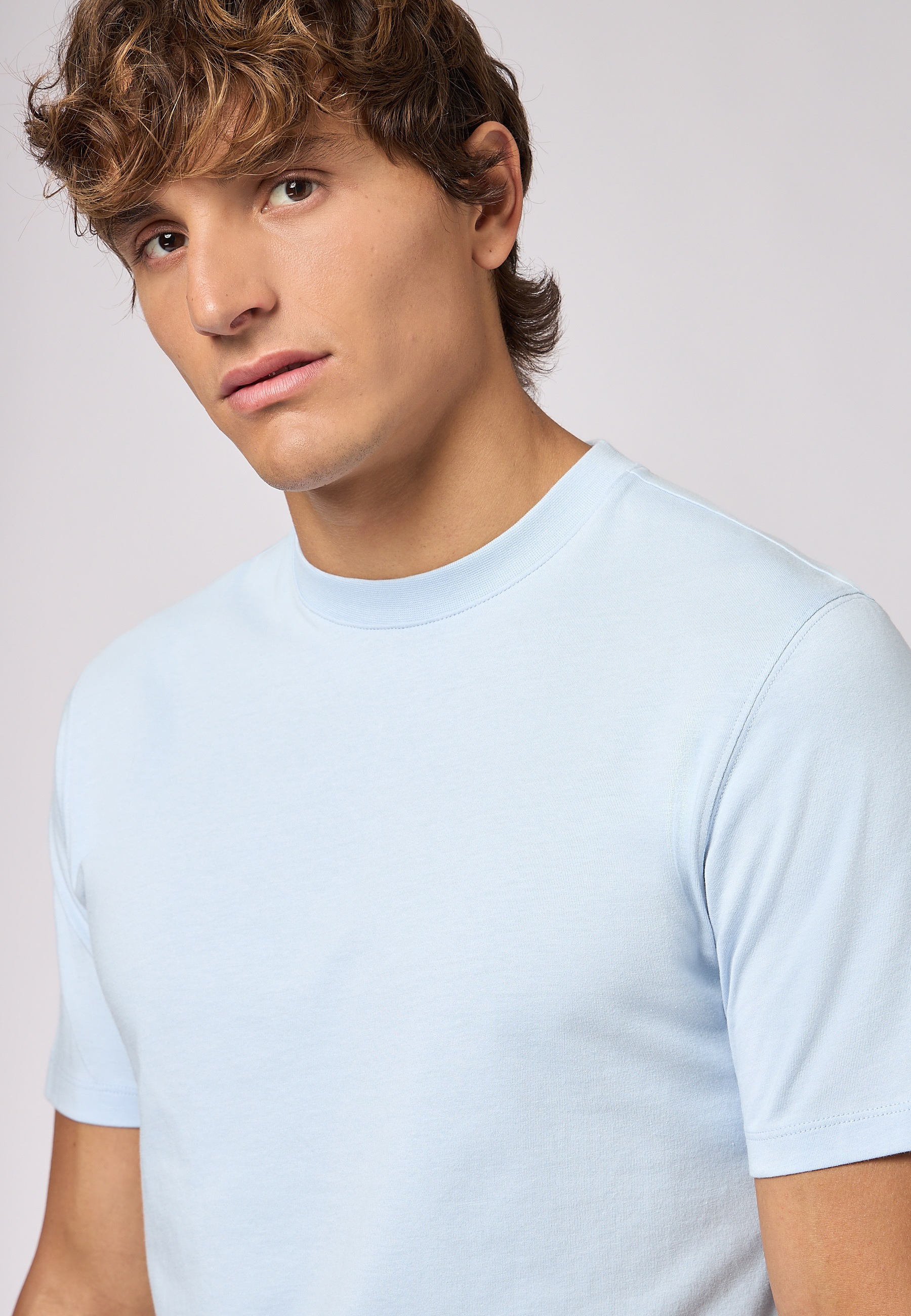 Roy Robson Rundhalsshirt »Basic Shirt«