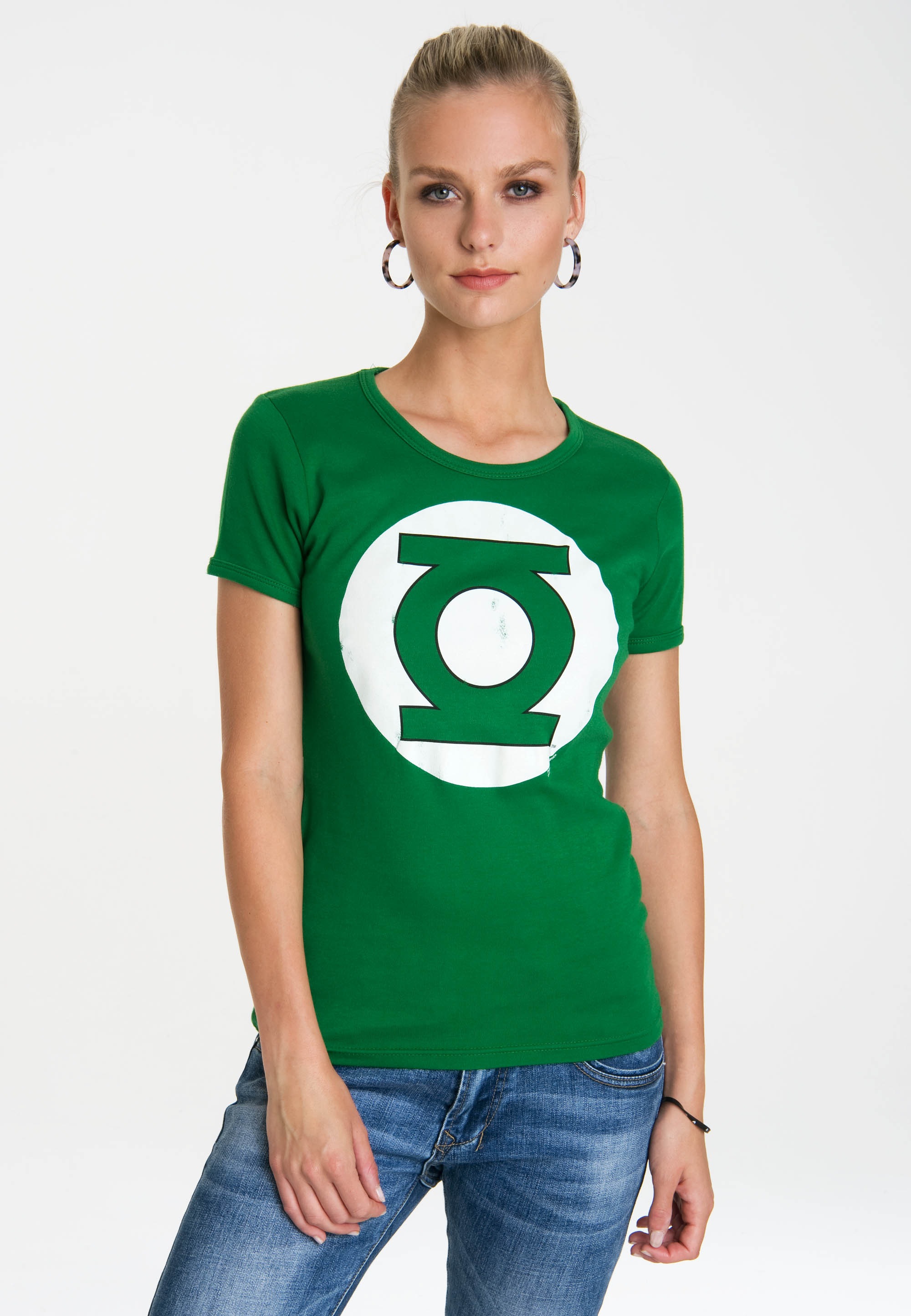 LOGOSHIRT T-Shirt »Green Lantern Logo«, mit lizenziertem Originaldesign für  kaufen | BAUR