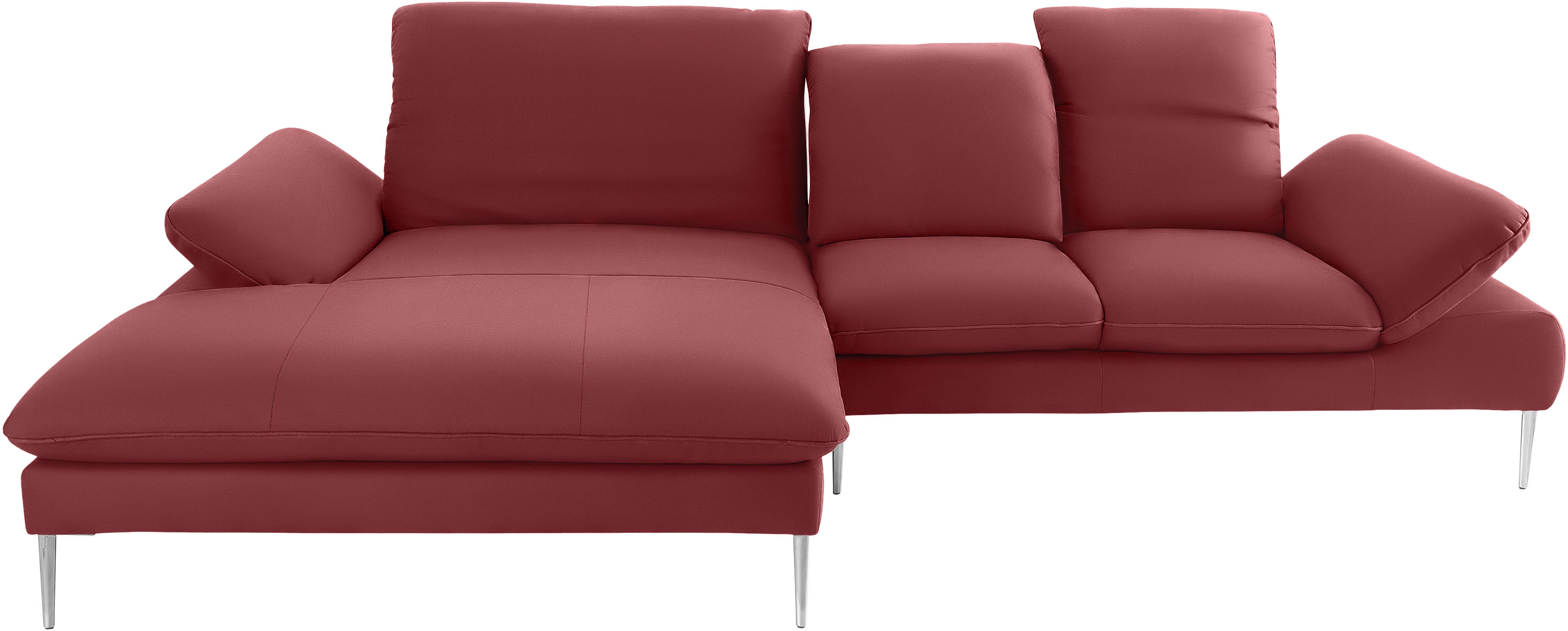 Thumbnail - W.SCHILLIG Ecksofa "enjoy&MORE, Designsofa, elegant und bequem, L-Form", mit Sitztiefenverstellung, Füße Chrom glänzend,...