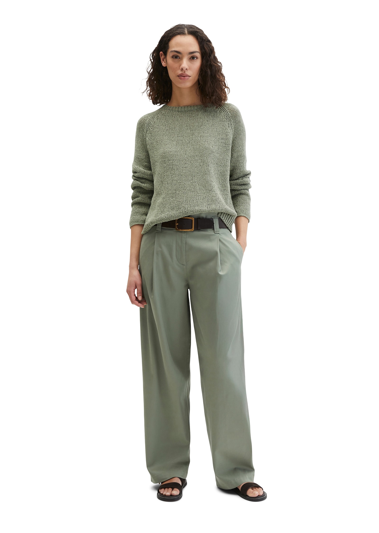 Marc O'Polo Strickpullover »aus Bändchengarn«