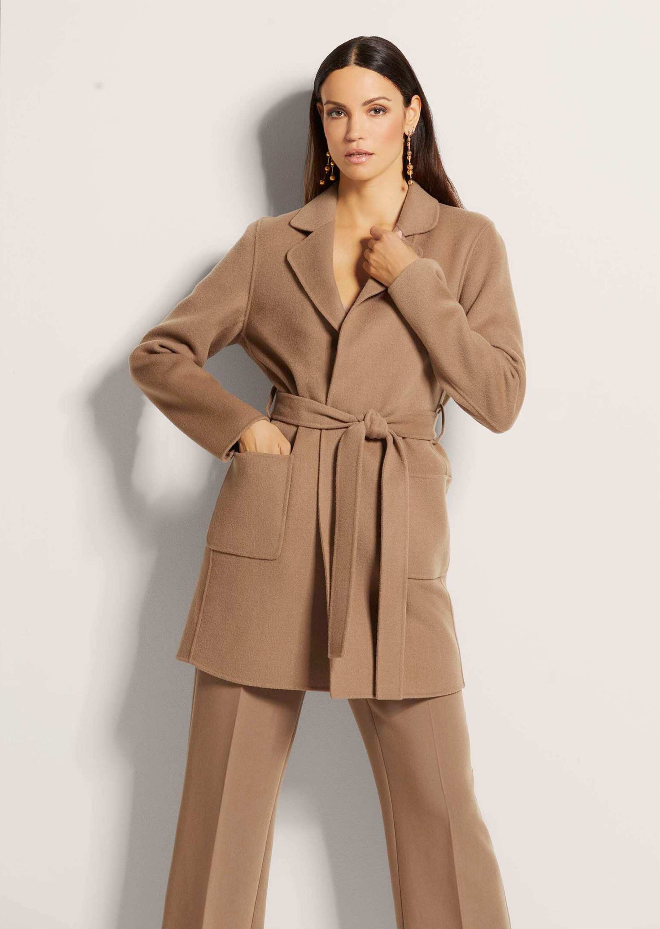 MADELEINE Langmantel "Wollmantel Eleganter Doubleface-Mantel mit Reverskrag günstig online kaufen