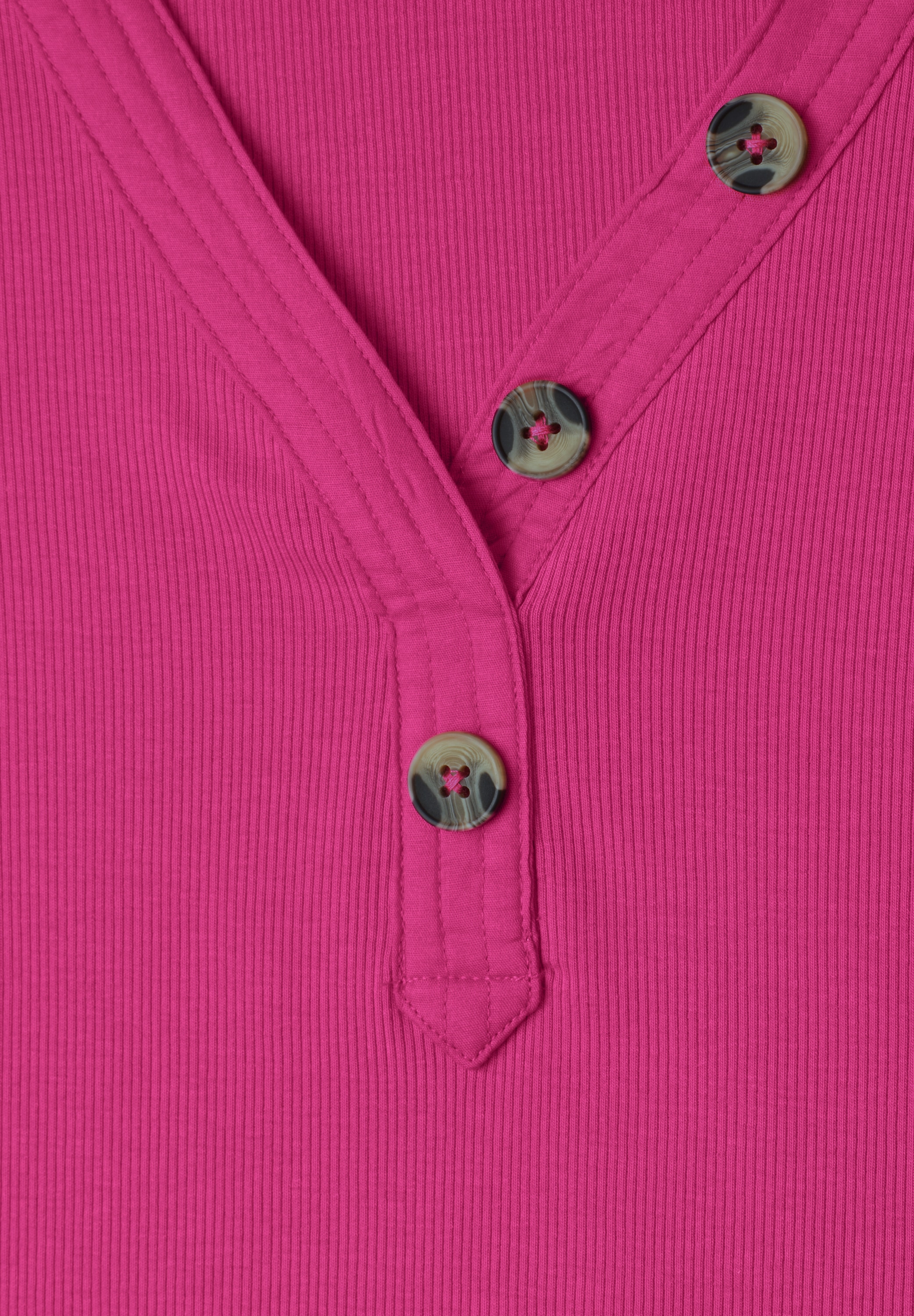 STREET ONE STUDIO 3/4-Arm-Shirt mit Knopfleiste