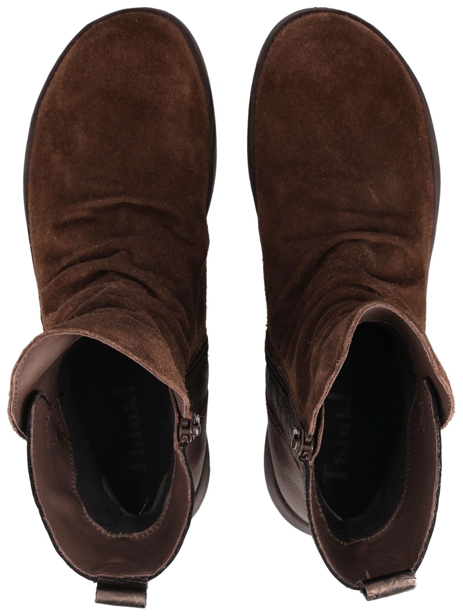 Think! Stiefelette »Think! Stiefelette Veloursleder/Textil«