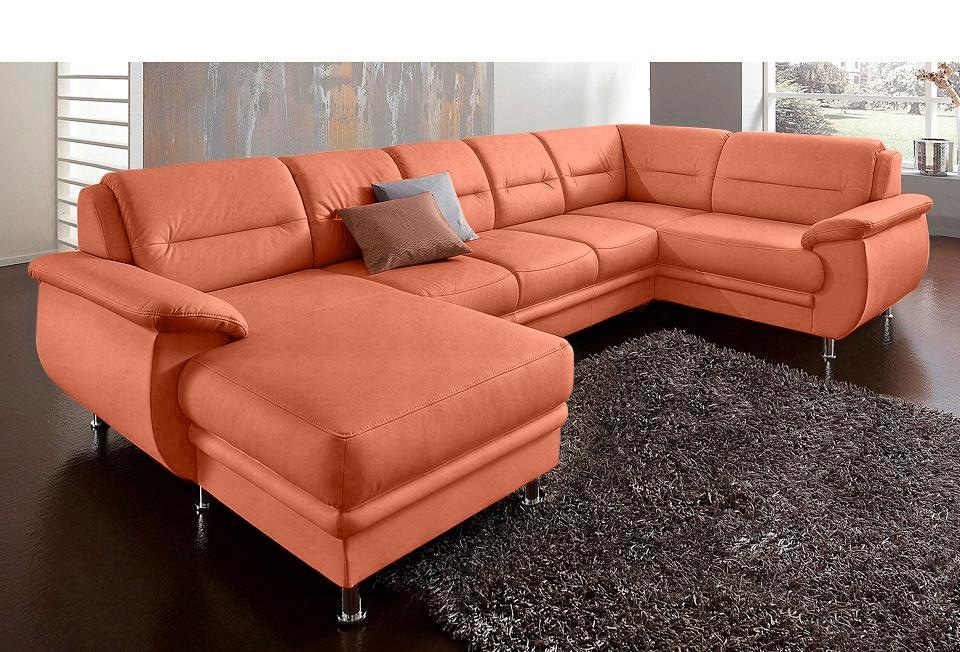 sit&more Wohnlandschaft "Mailand U-Form, B: 312 cm", optional Bettfunktion günstig online kaufen