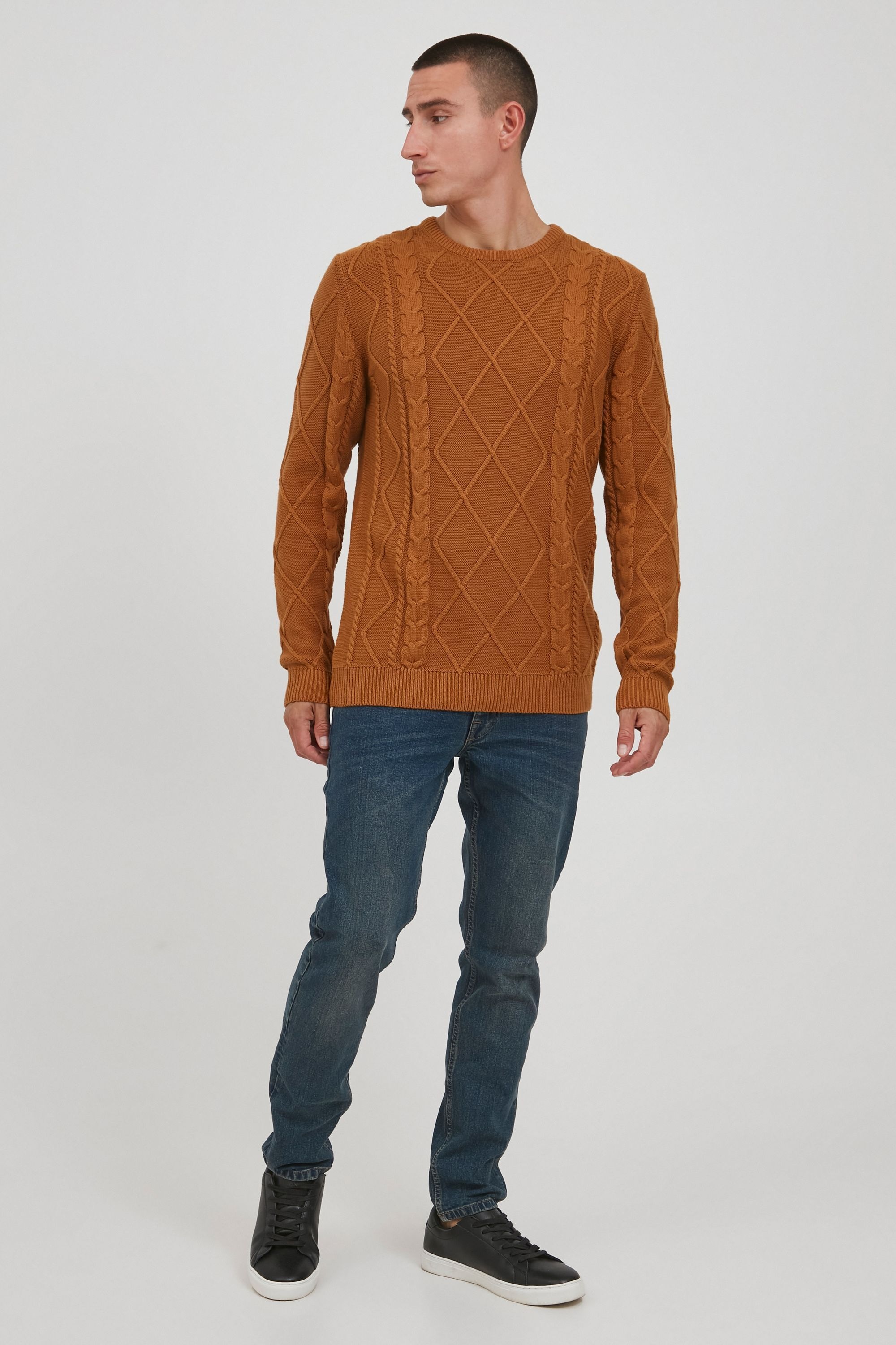 Thumbnail - Solid Strickfleece-Pullover "Strickpullover SDTerence"