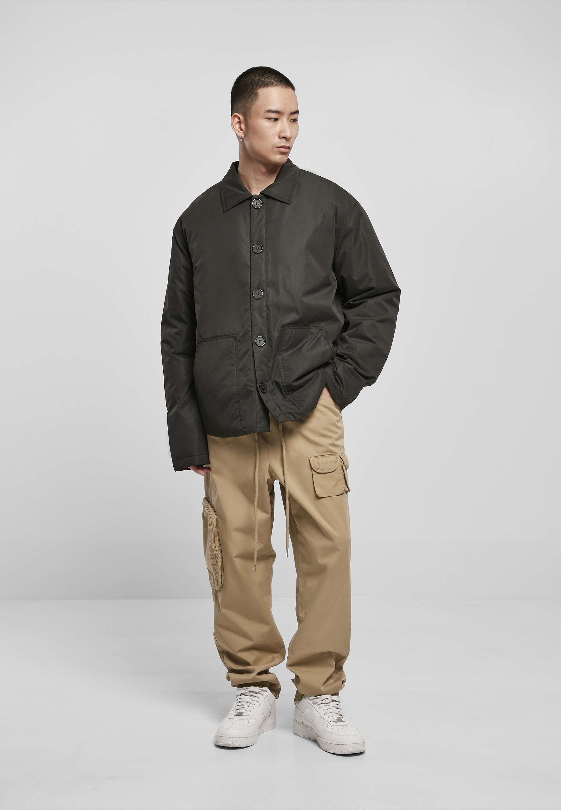 URBAN CLASSICS Outdoorjacke »Urban Classics Herren Utility Jacket« 1 Stk. tlg. ohne Kapuze