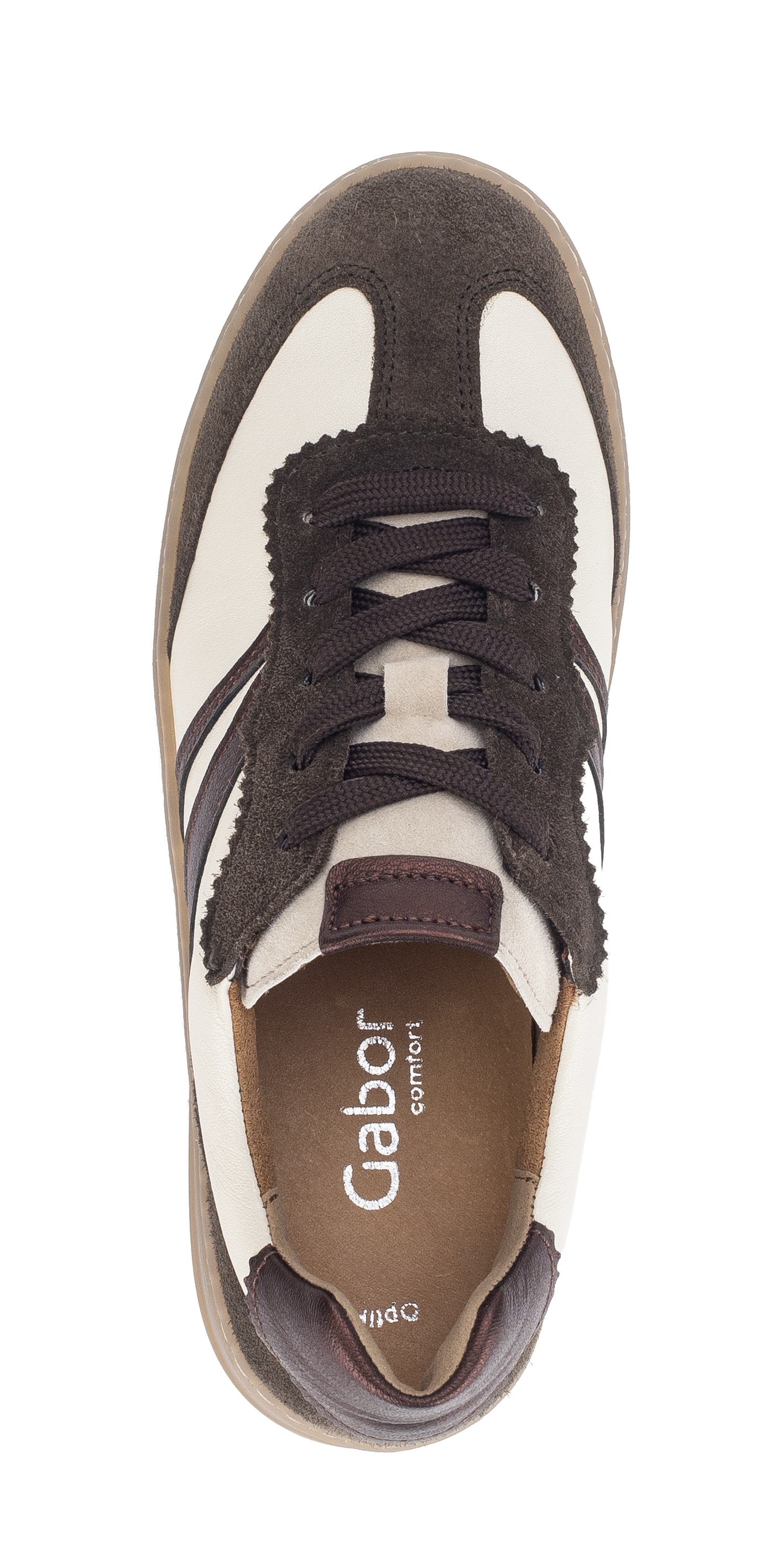Gabor Plateausneaker »FLORENZ«, Freizeitschuh, Halbschuh, Schnürschuh in Bequemweite G (= weit)