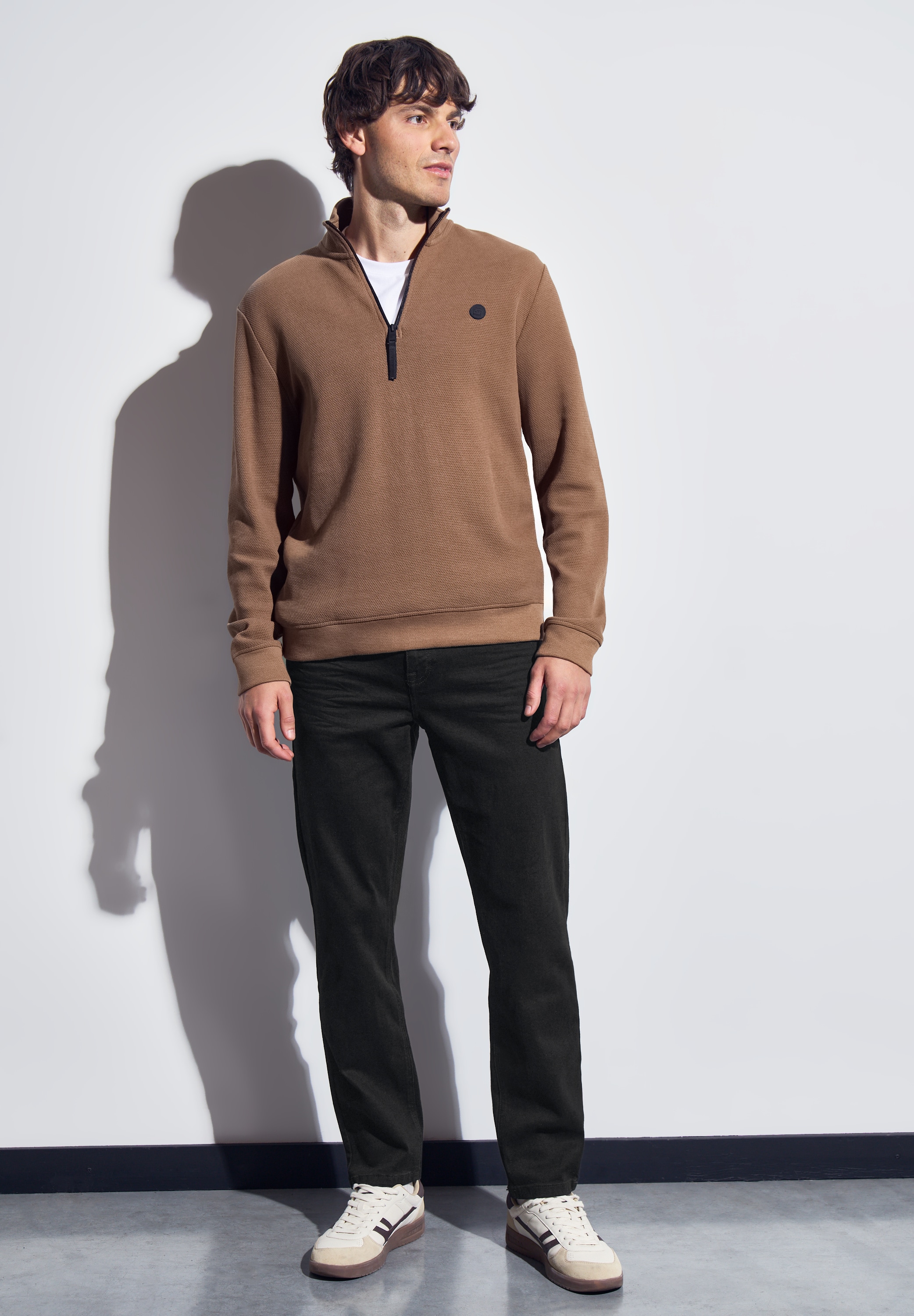 STREET ONE MEN Regular-fit-Jeans, aus Baumwolle mit Stretchanteil