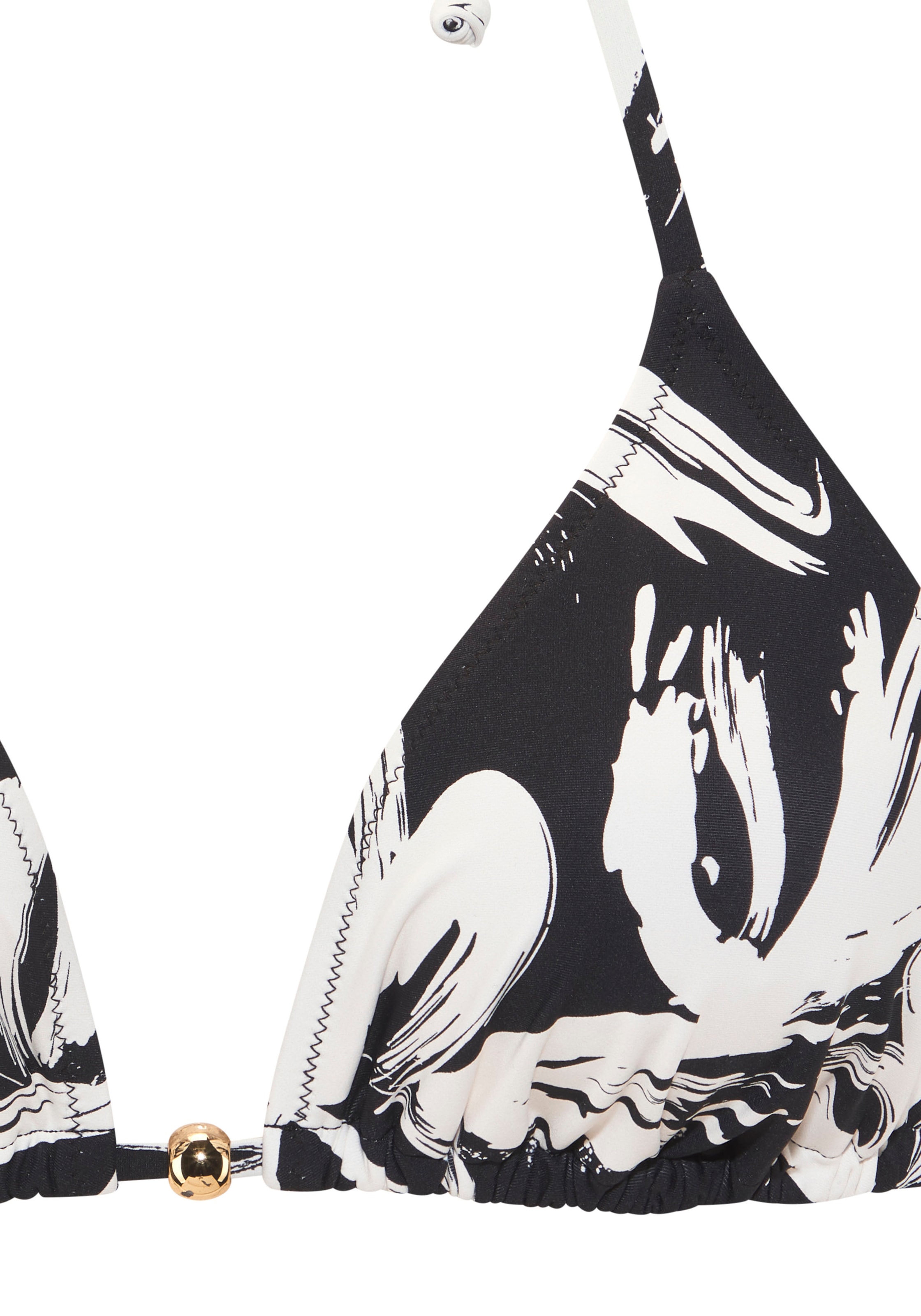 French Connection Triangel-Bikini mit modischem Allover-Print