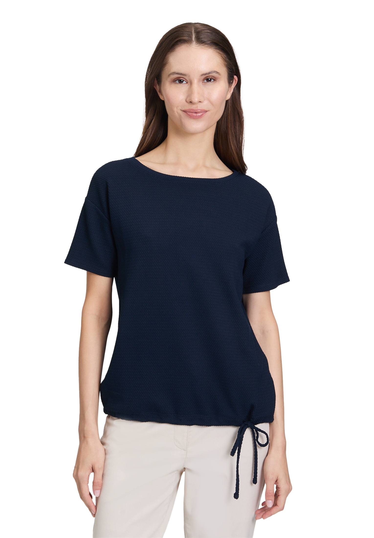 Betty Barclay Kurzarmshirt "Betty Barclay Blusenshirt mit Tunnelzug", (1 tl günstig online kaufen