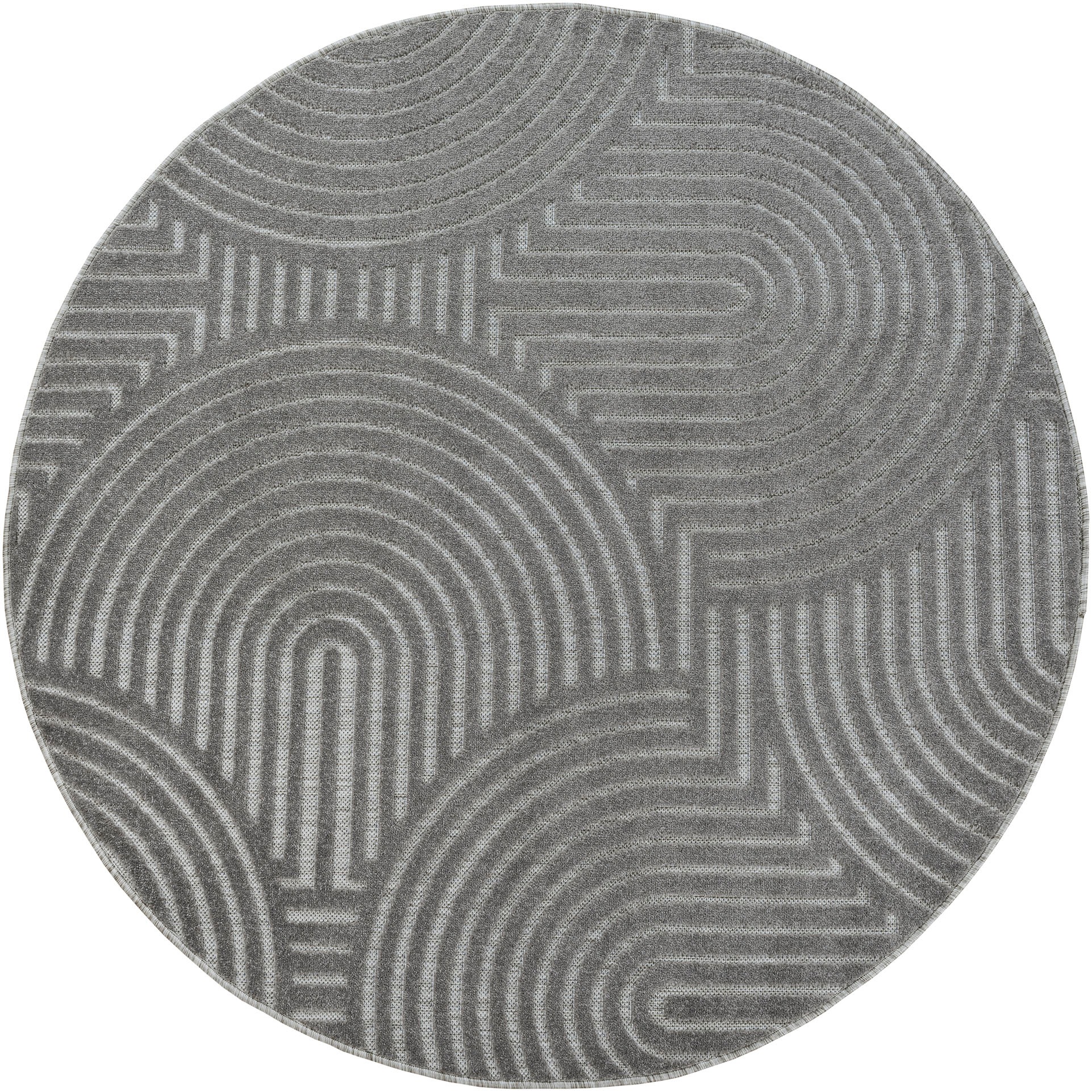 Sanat Teppich "Berlin" rund 6 mm Höhe In -und Outdoor geeignet, Außenbereic günstig online kaufen